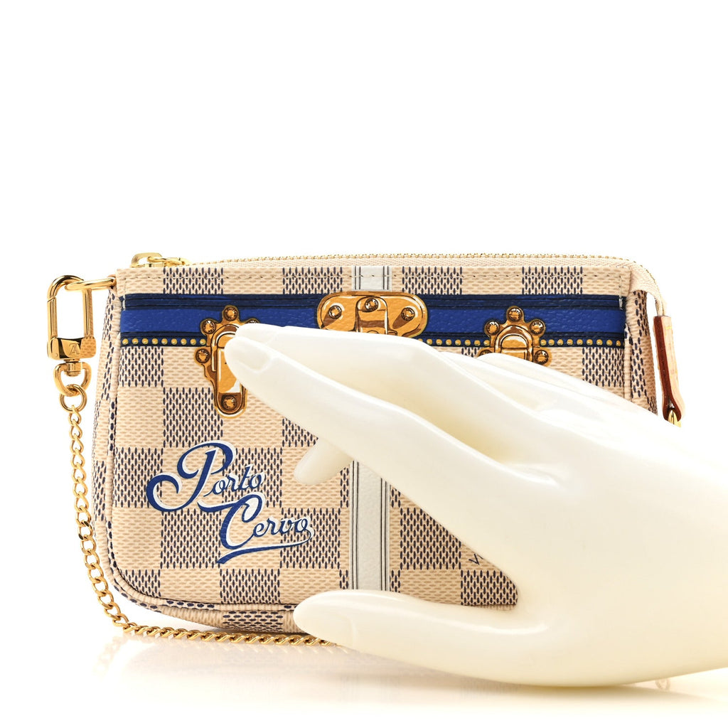 Damier Azur Summer Trunks Porto Cervo Mini Pochette Accessories