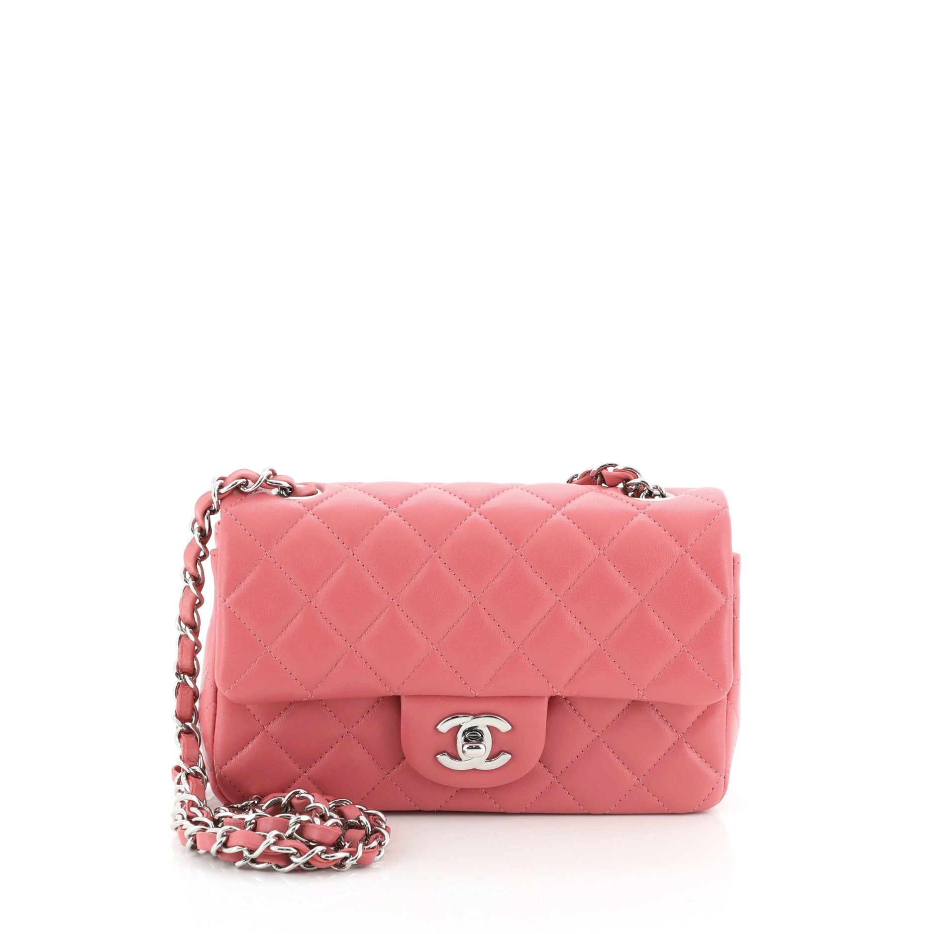 Classic Single Flap Bag Quilted Lambskin Mini