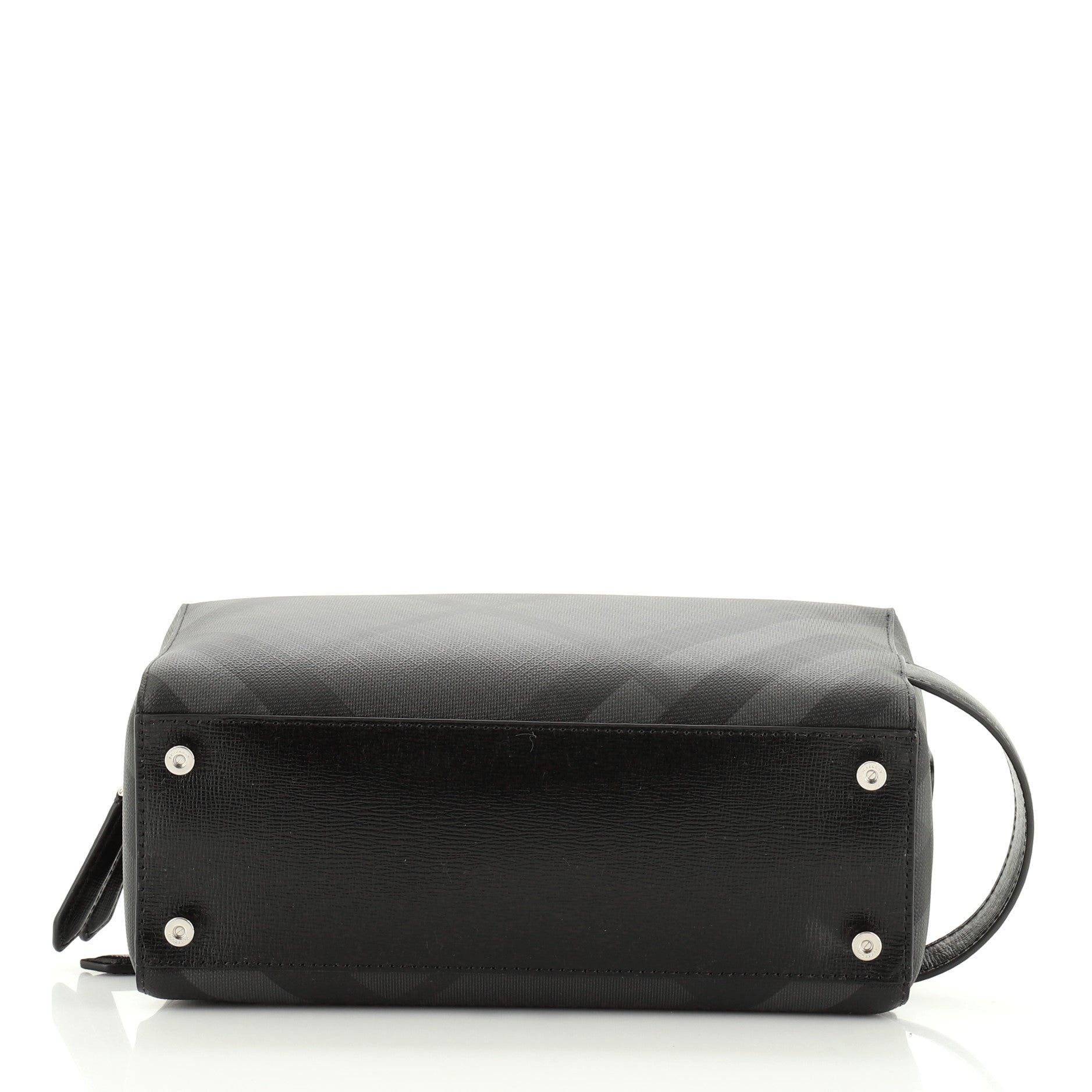 Cosmetic Pouch Smoked Check Canvas