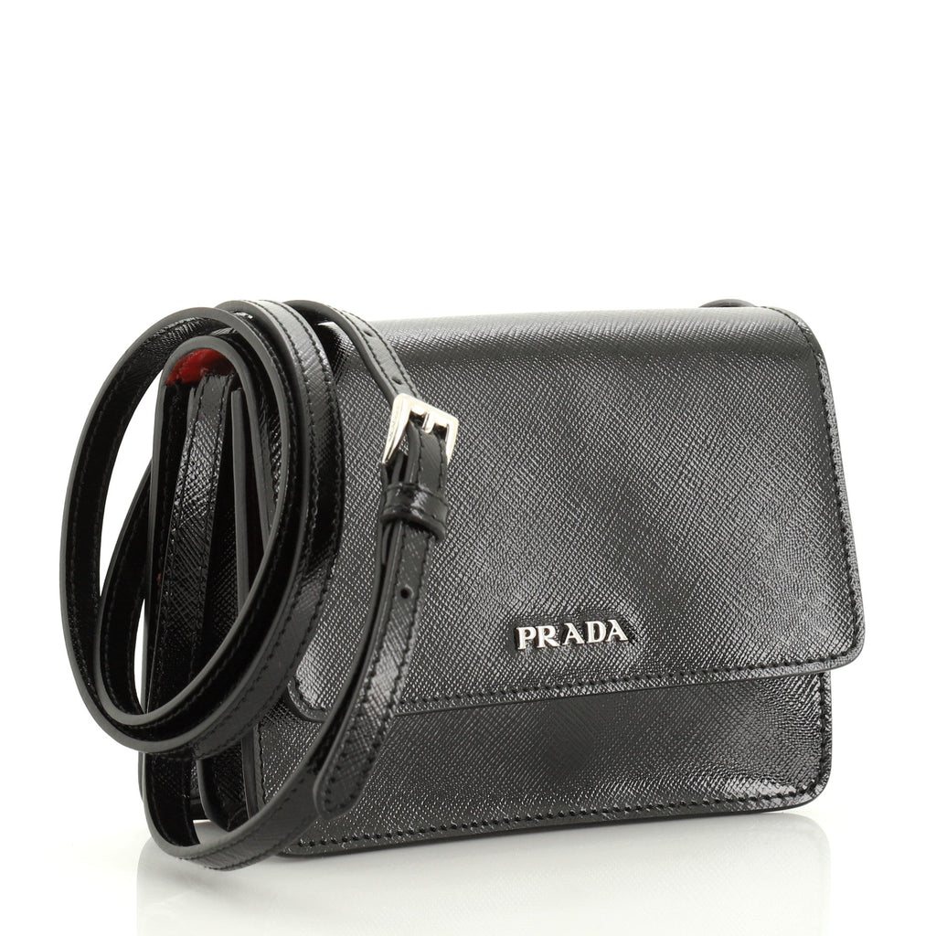 Crossbody Bag Vernice Saffiano Leather Mini
