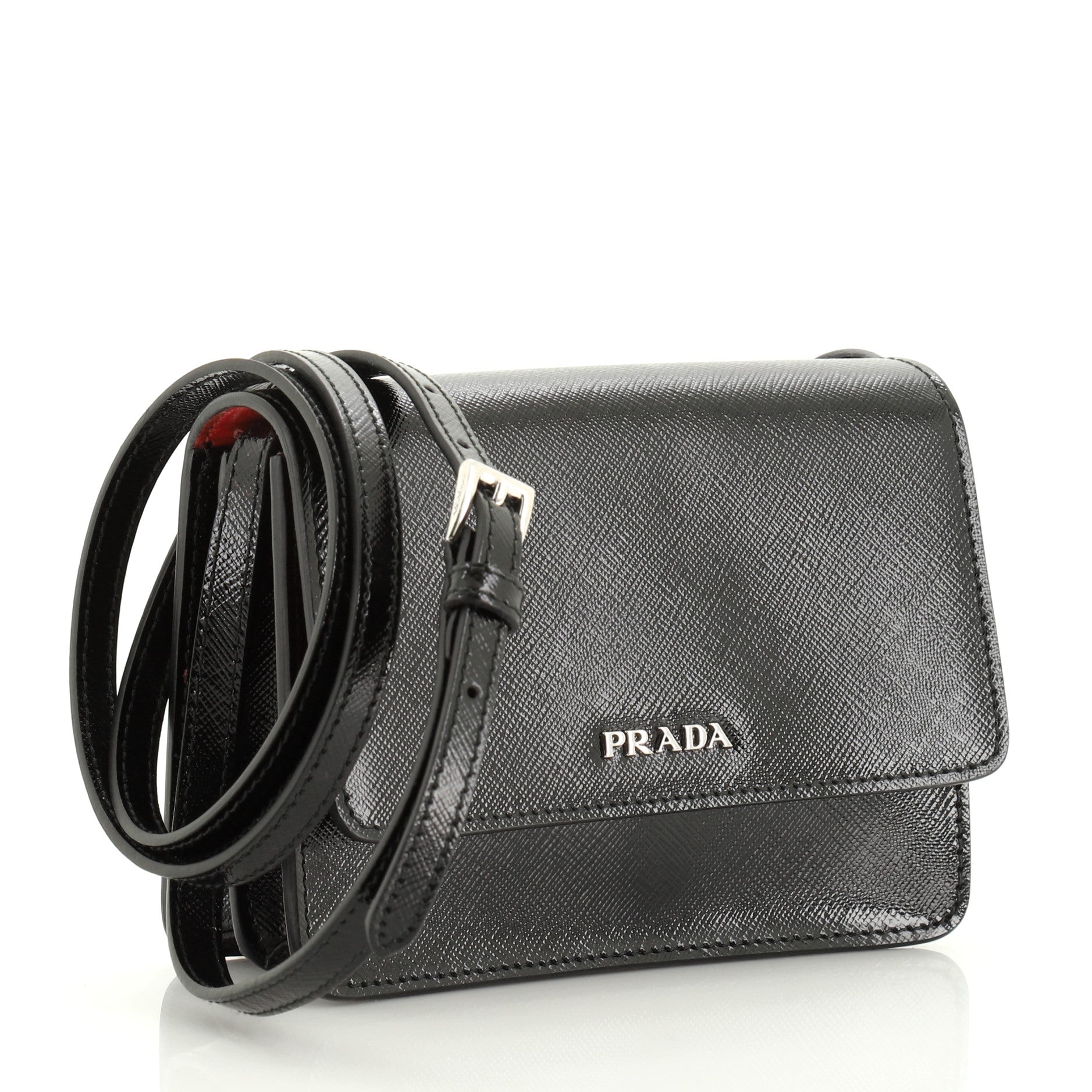 Crossbody Bag Vernice Saffiano Leather Mini