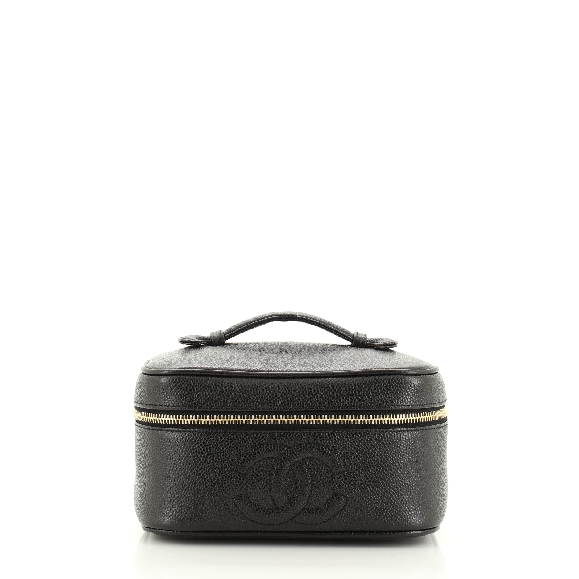 Vintage Timeless Cosmetic Case Caviar Medium