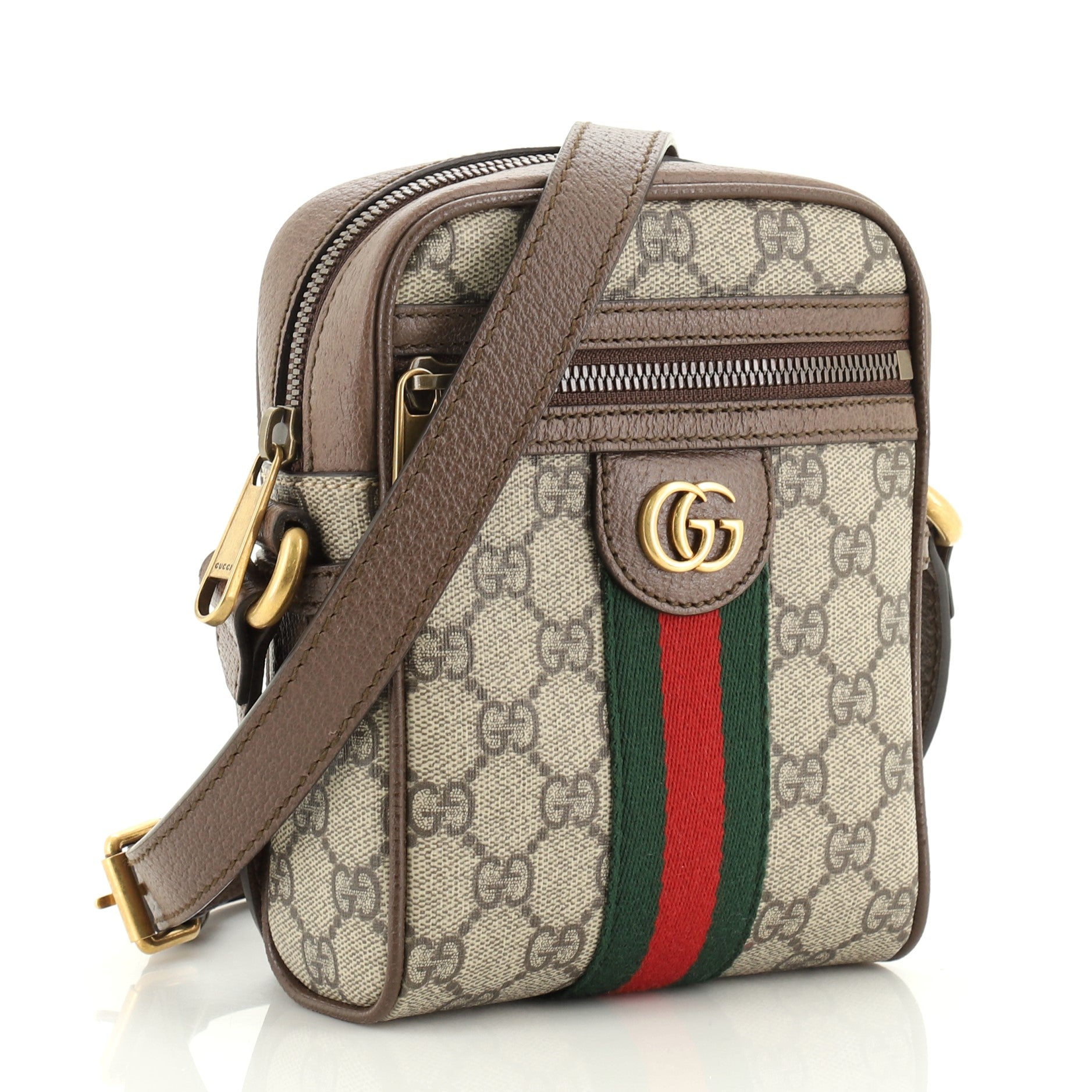 Ophidia Messenger Bag GG Coated Canvas Mini