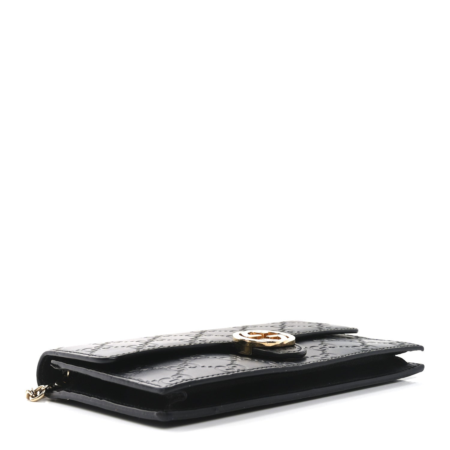 Guccissima Icon Chain Wallet Black