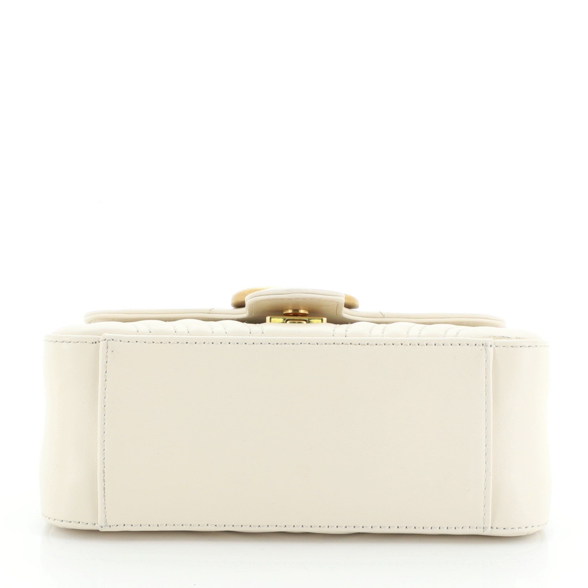 GG Marmont Top Handle Flap Bag Matelasse Leather Mini
