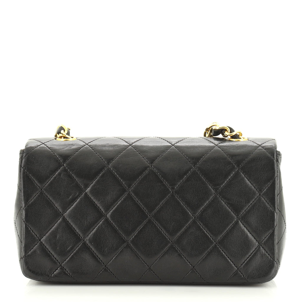 Vintage Full Flap Bag Quilted Lambskin Mini