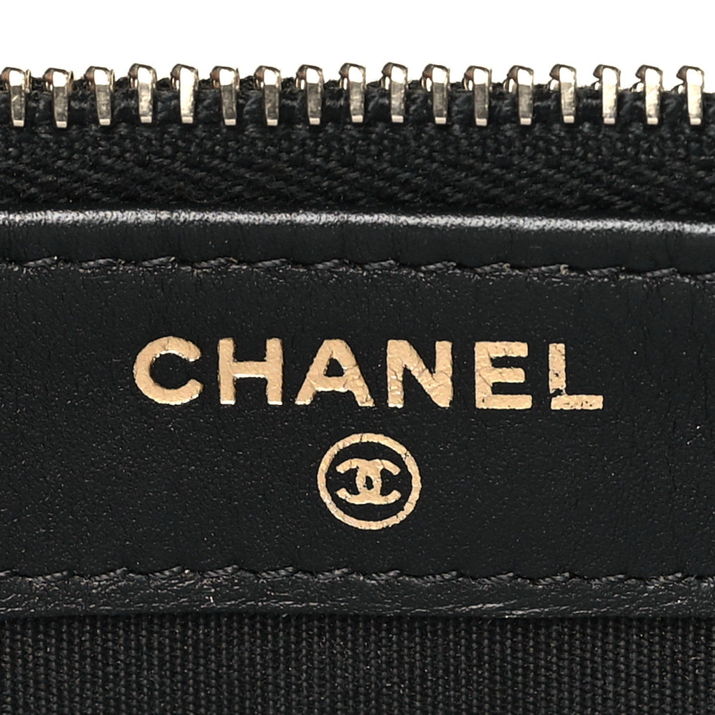Lambskin Quilted Small Boy Clutch With Chain Black