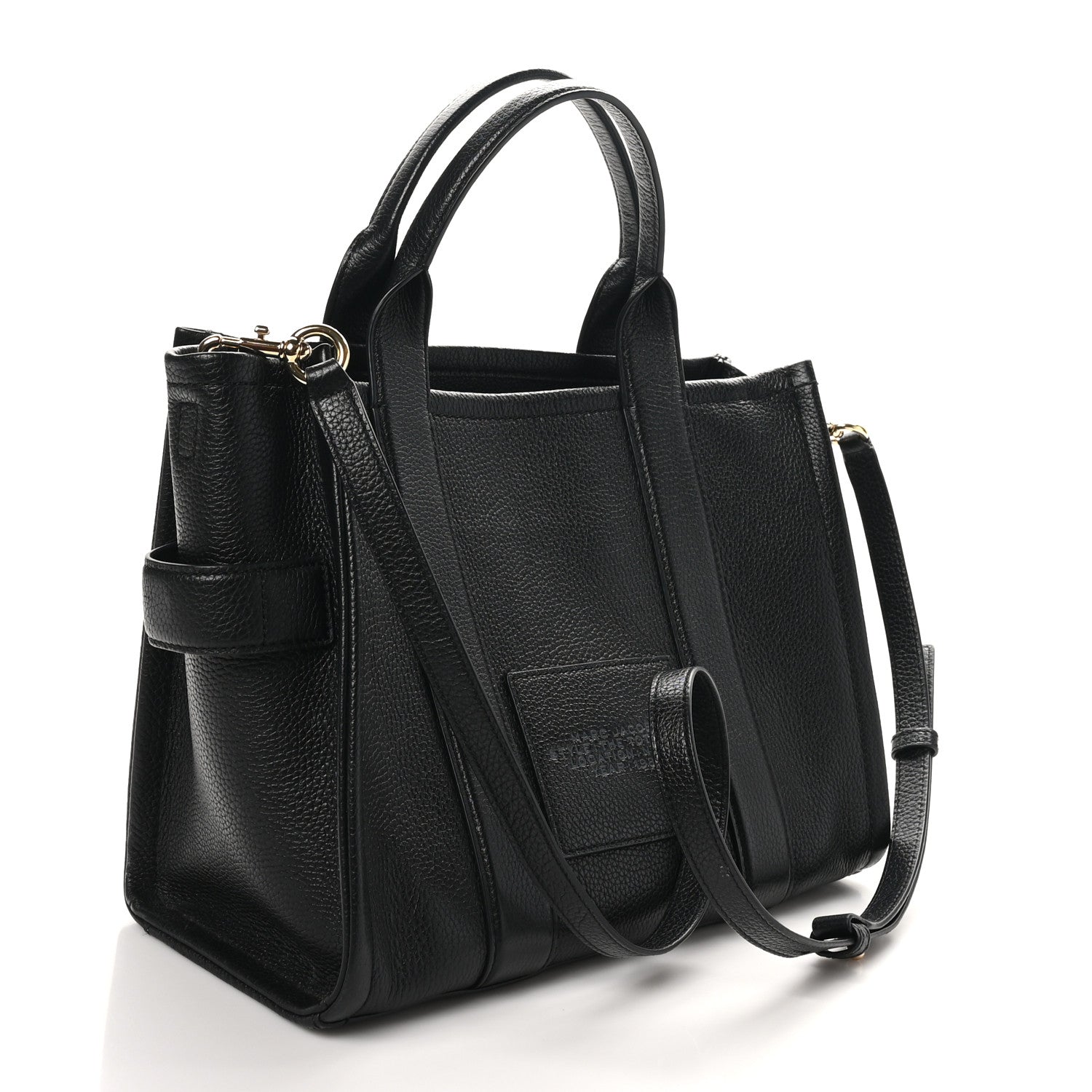 Grained Calfskin Medium The Tote Bag Black