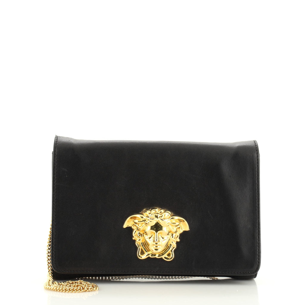 Medusa Chain Clutch Leather Small