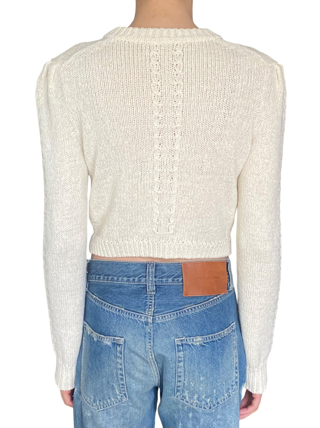 Ulla Johnson Ivory Knit igan - M