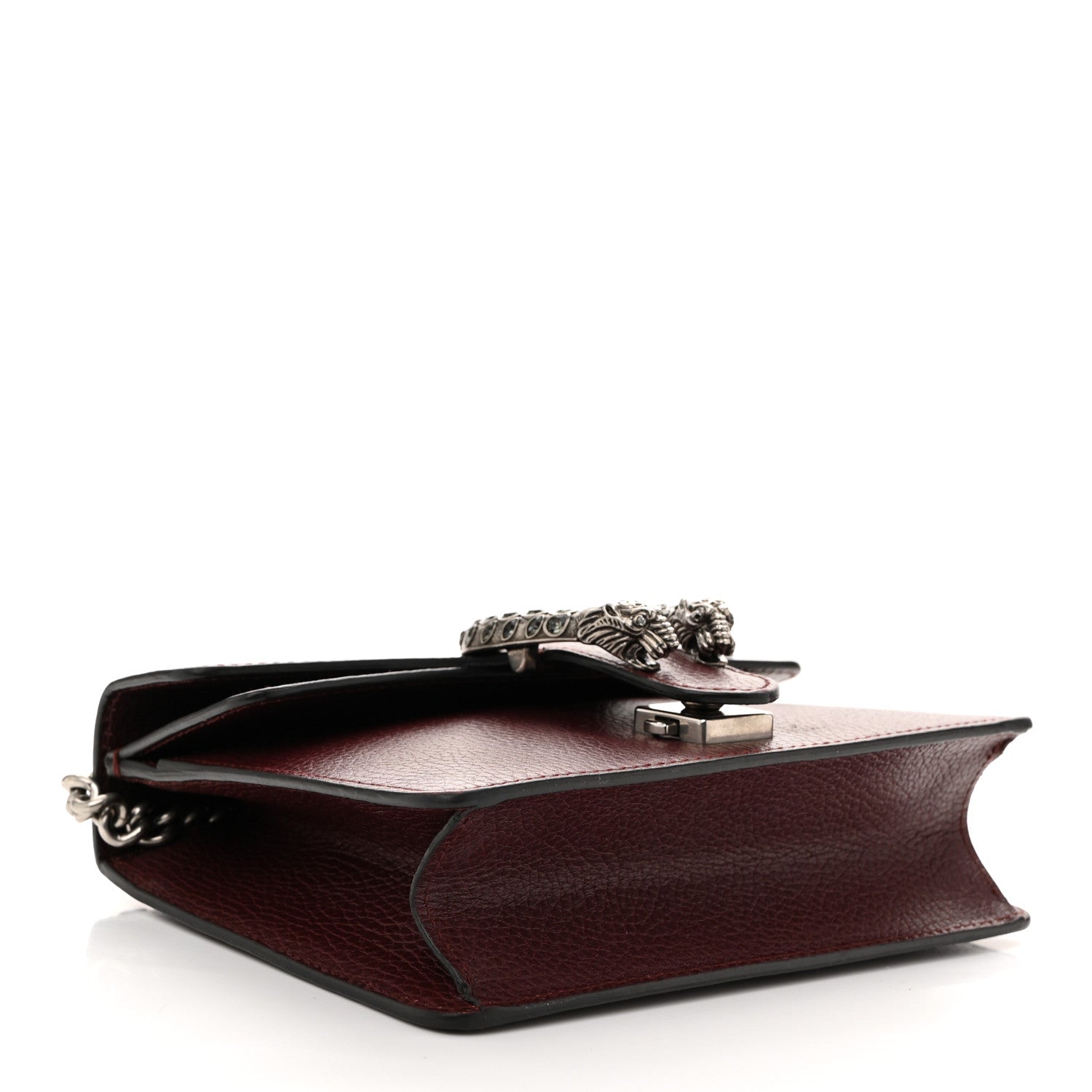 Dollar Calfskin Crystal Mini Dionysus Shoulder Bag Vintage Bordeaux