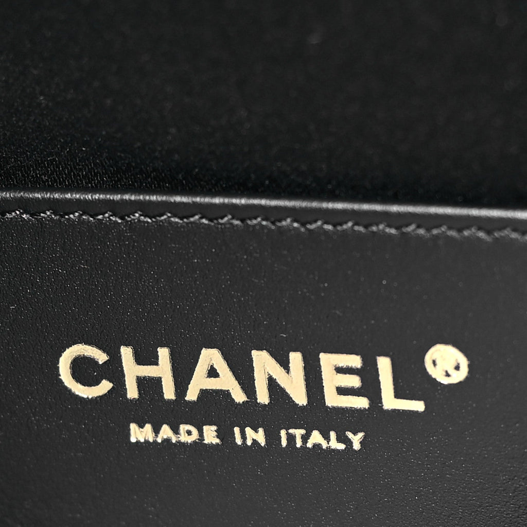 Caviar Quilted Small Chanel 25 Handbag Black