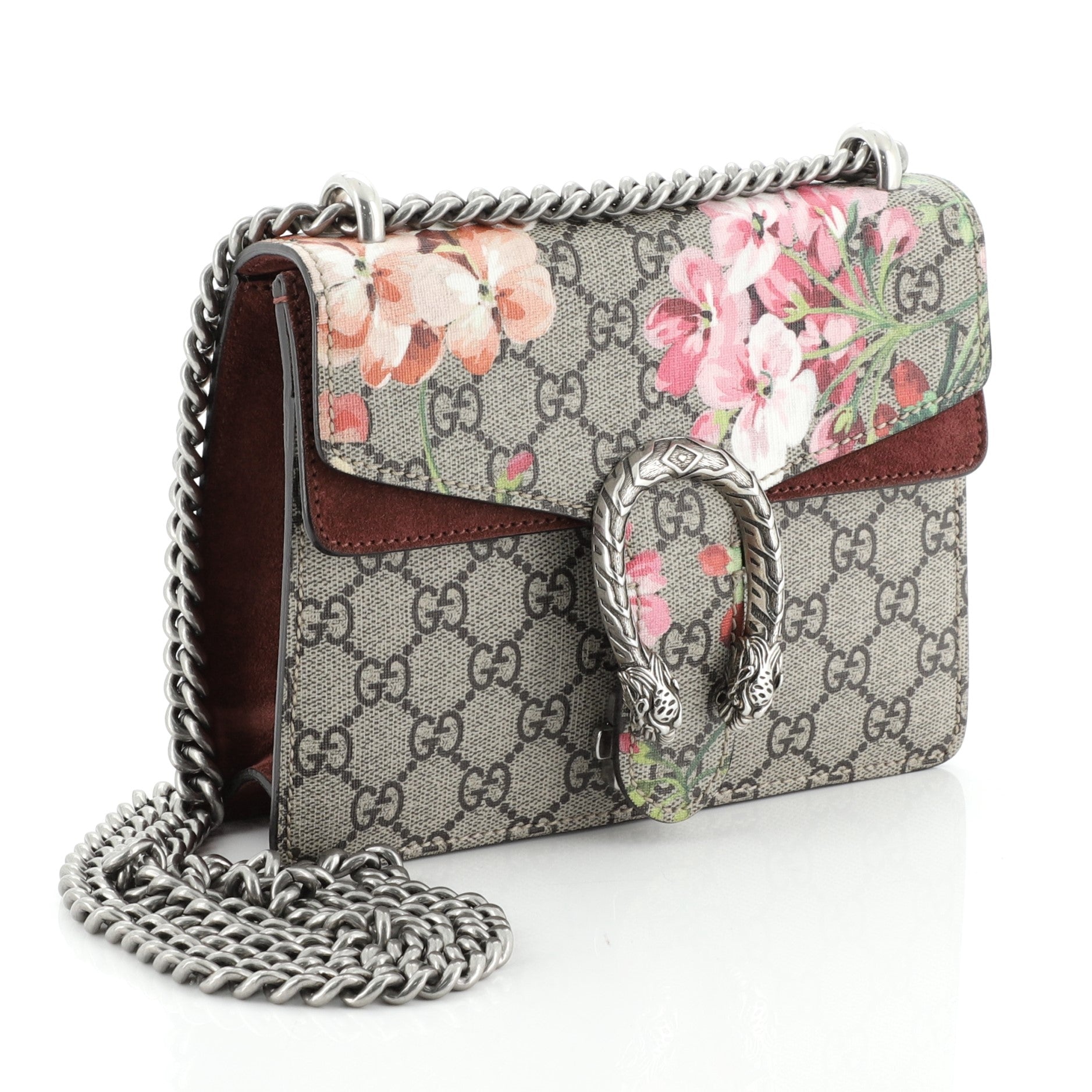 Dionysus Bag Blooms Print GG Coated Canvas Mini