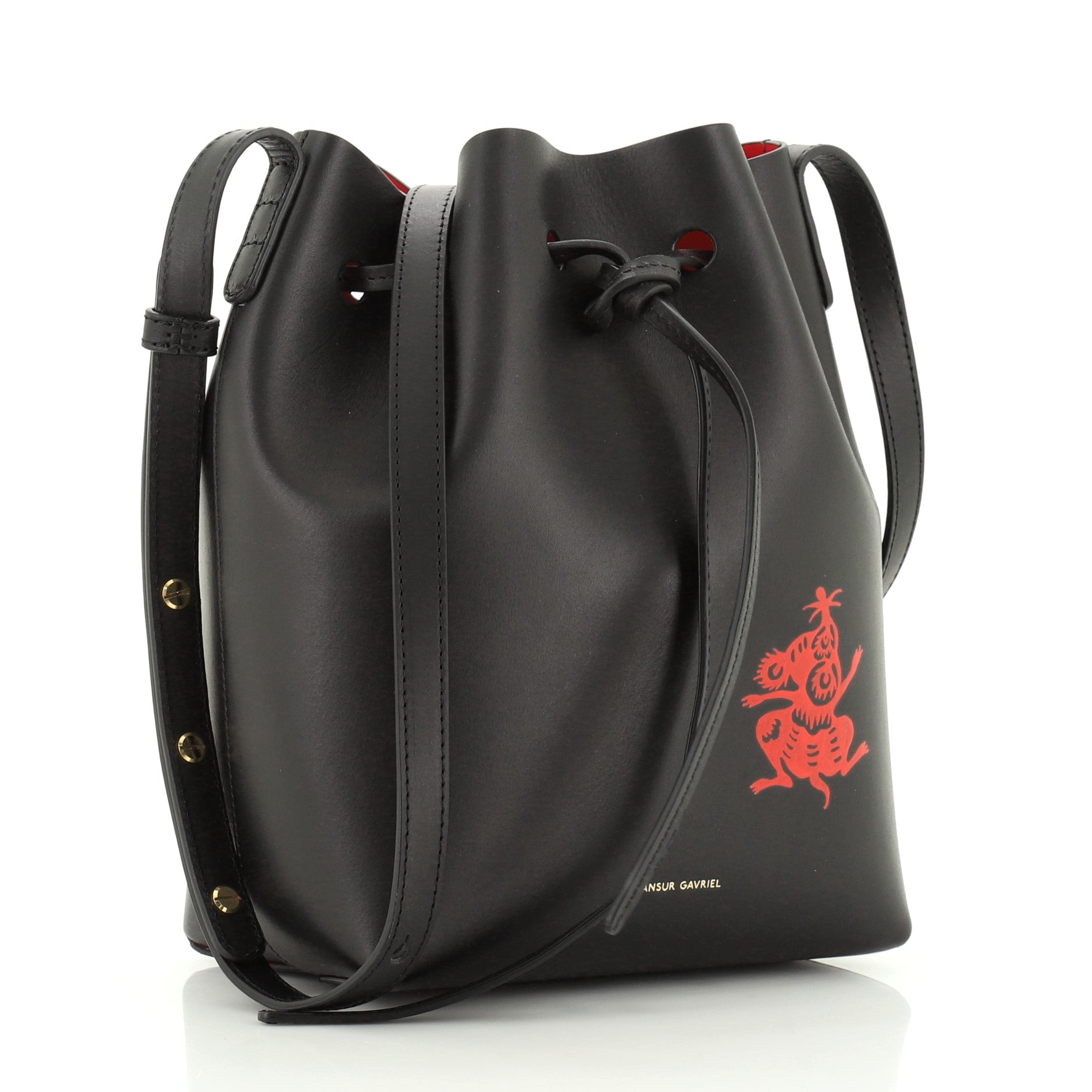 Bucket Bag Leather Mini