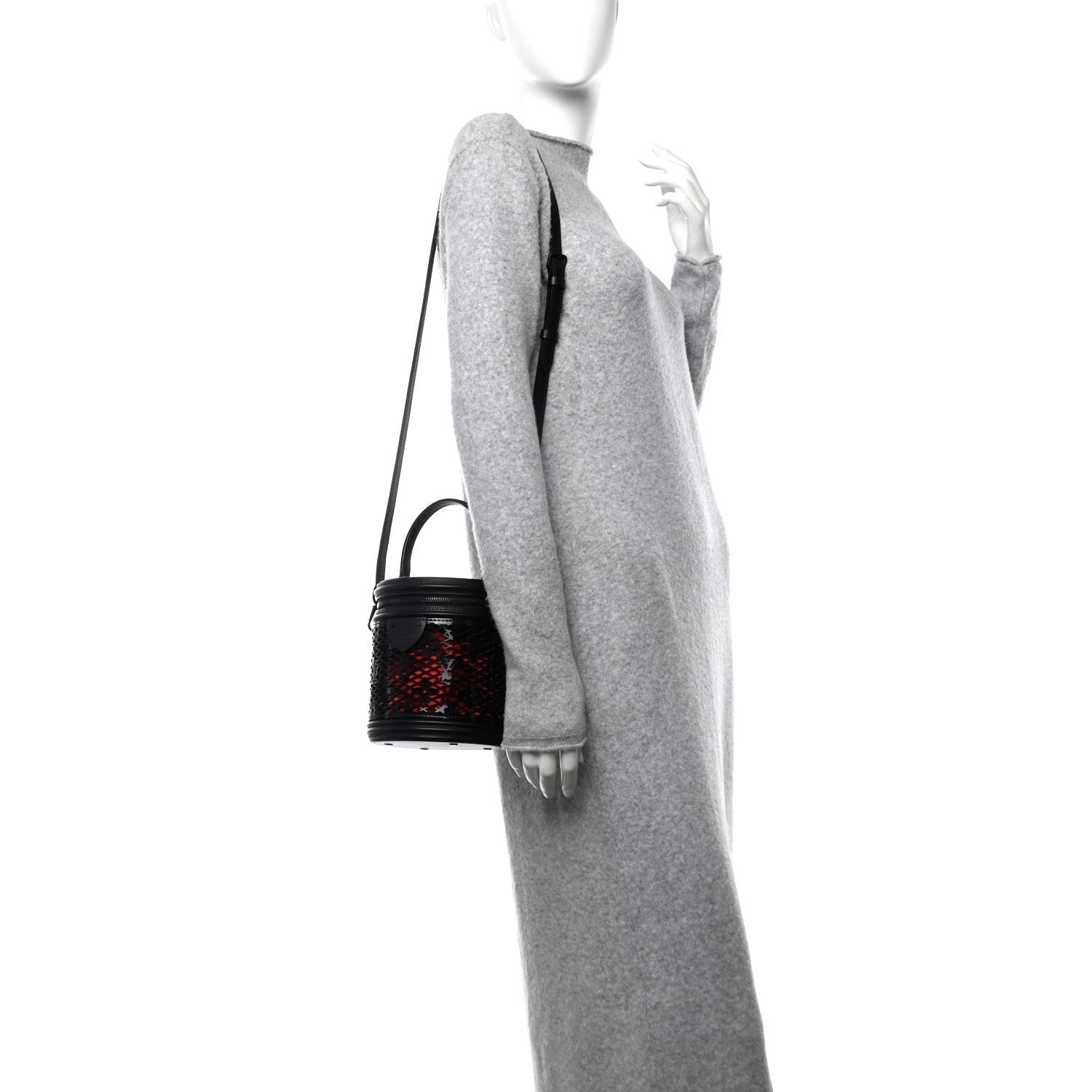 Patent Calfskin Monogram Cannes Black