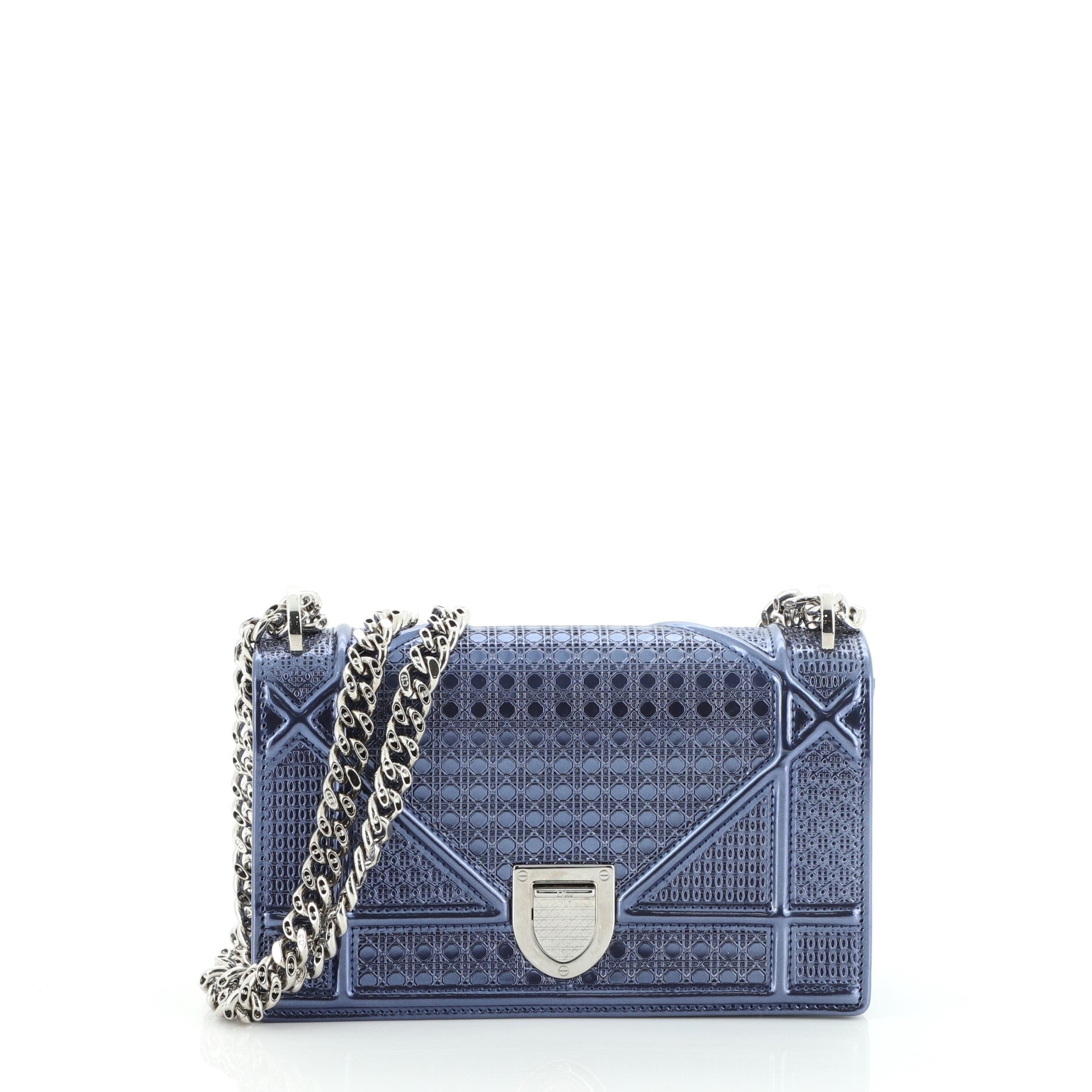 Diorama Flap Bag Cannage Embossed Calfskin Mini