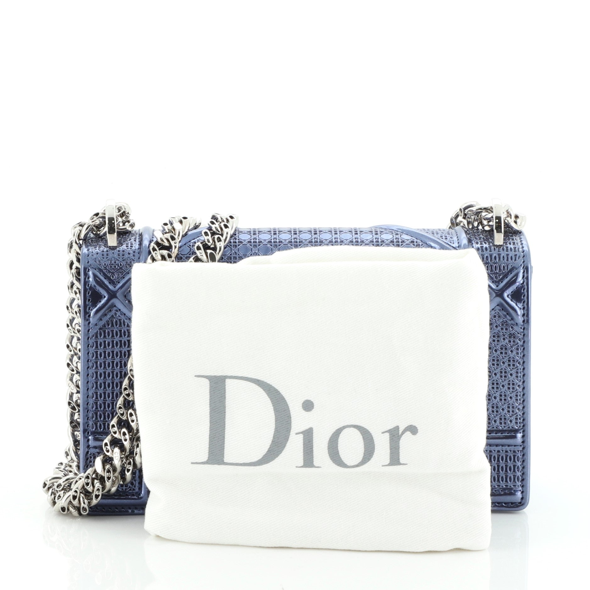 Diorama Flap Bag Cannage Embossed Calfskin Mini