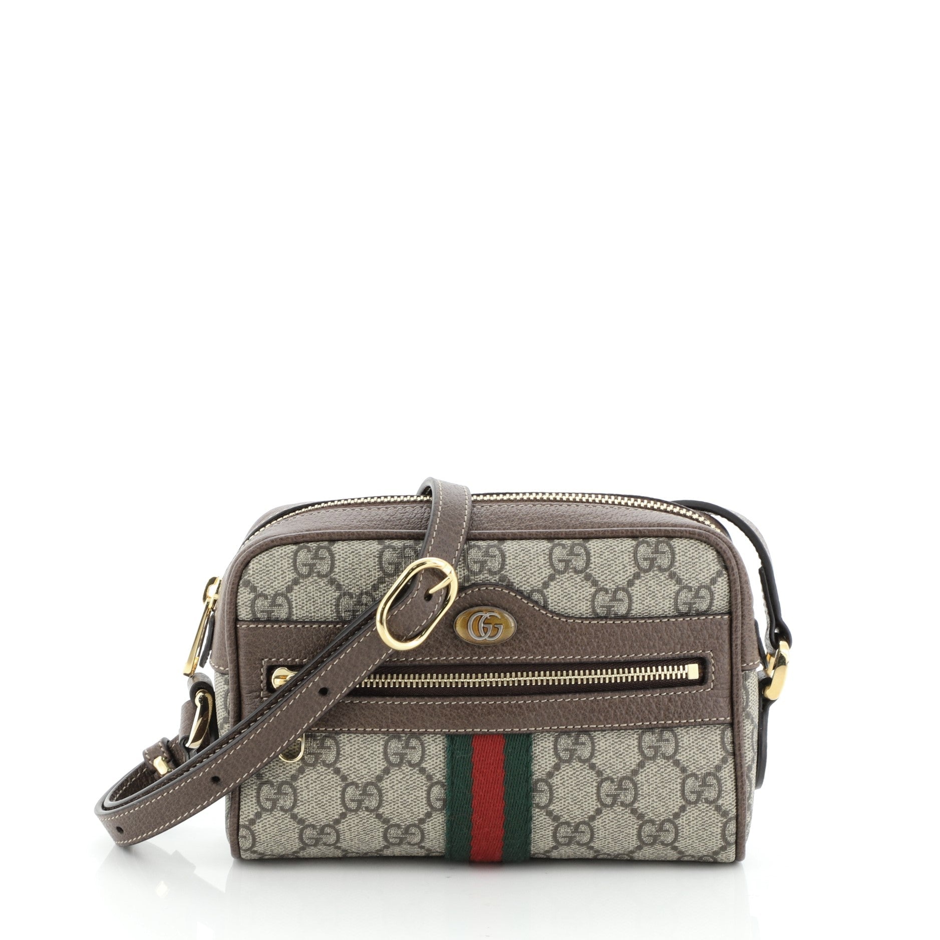 Ophidia Shoulder Bag GG Coated Canvas Mini