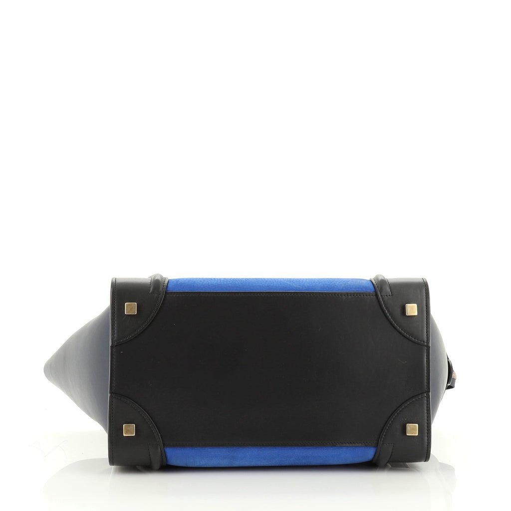 Tricolor Luggage Bag Nubuck Mini