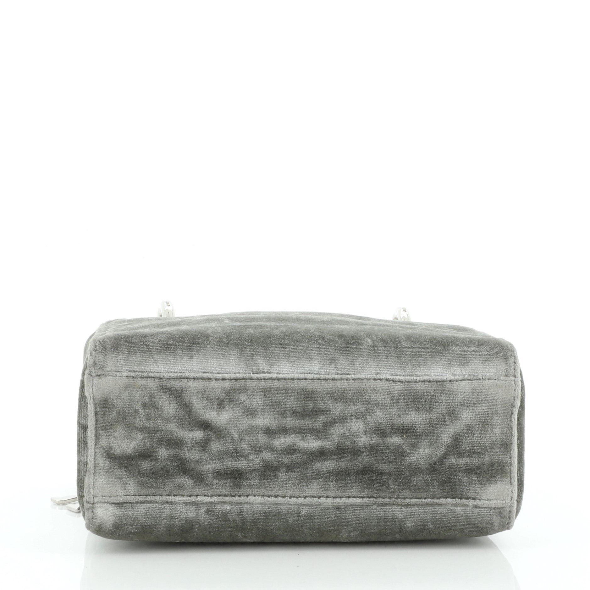 Lady Dior Bag Velvet with Crystal Embellishment Mini