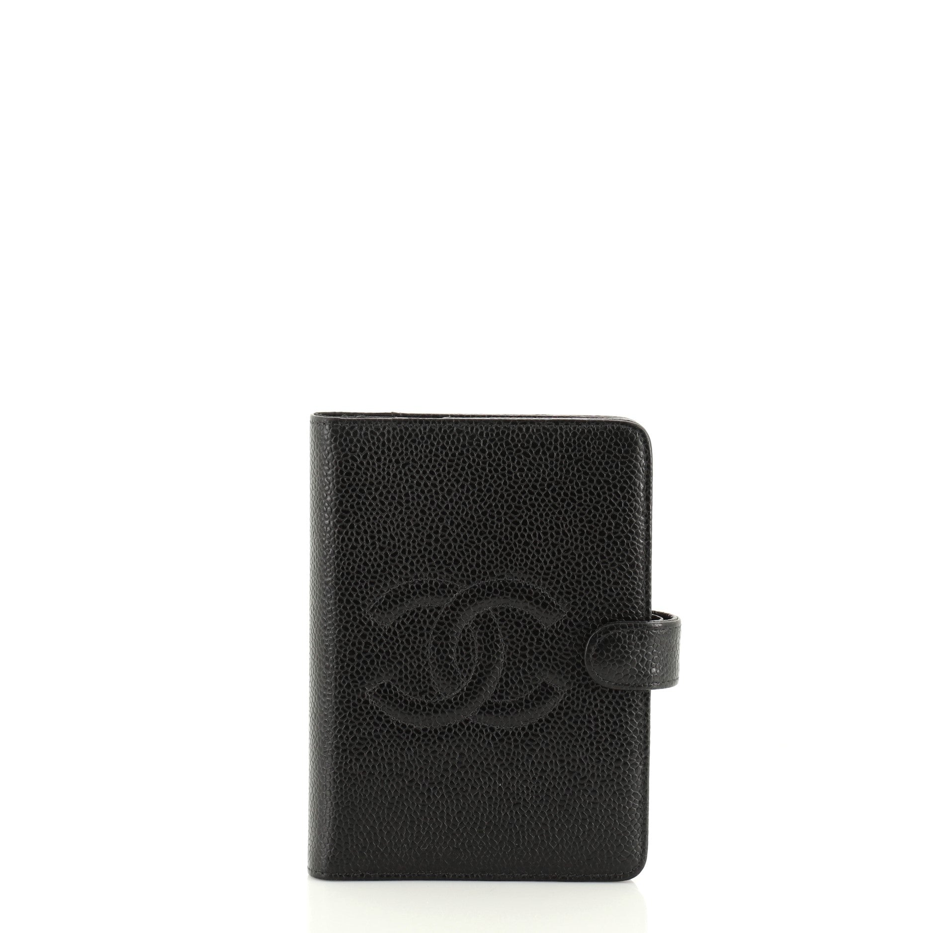 Timeless CC Ring Agenda Cover Caviar Mini