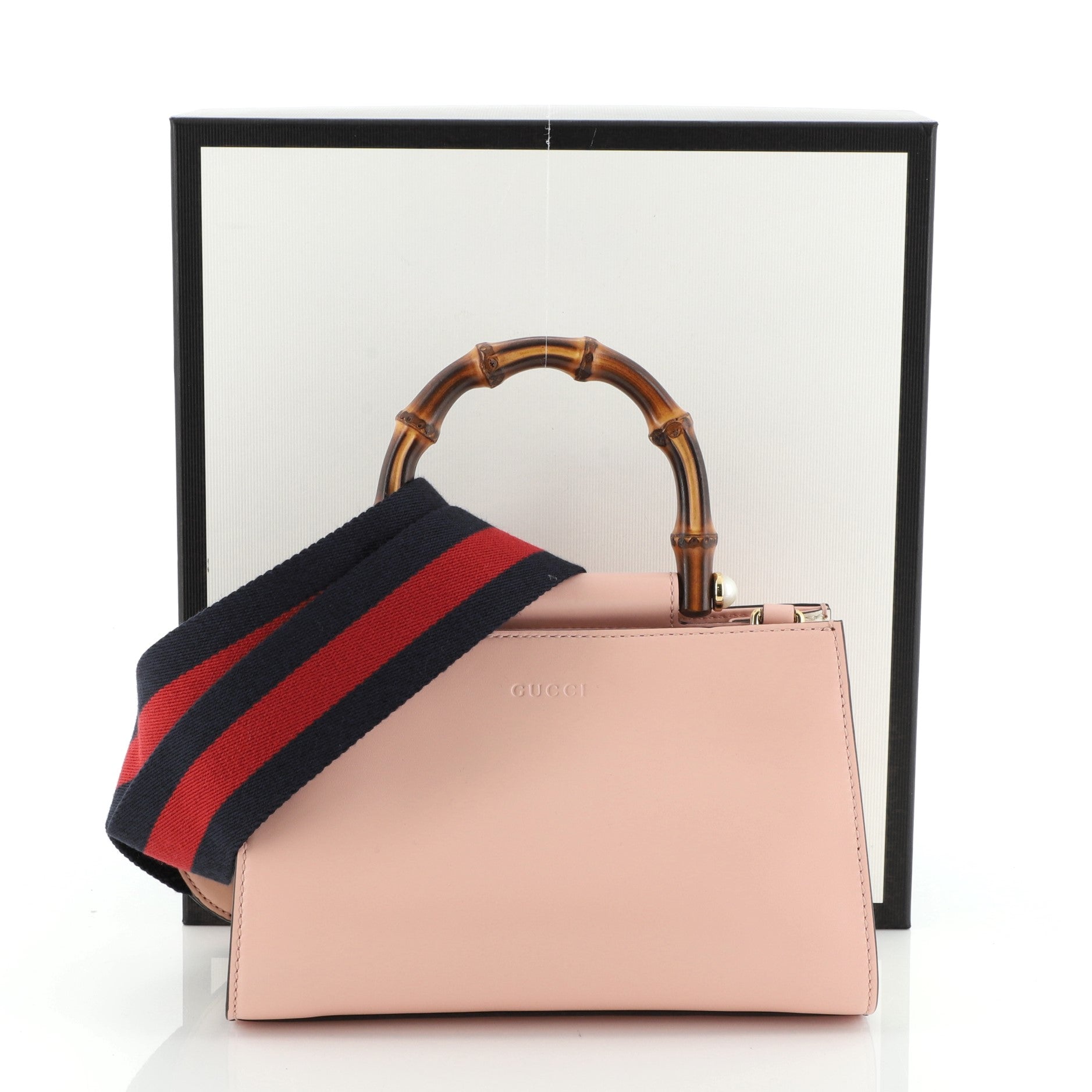 Nymphaea Top Handle Bag Leather Mini