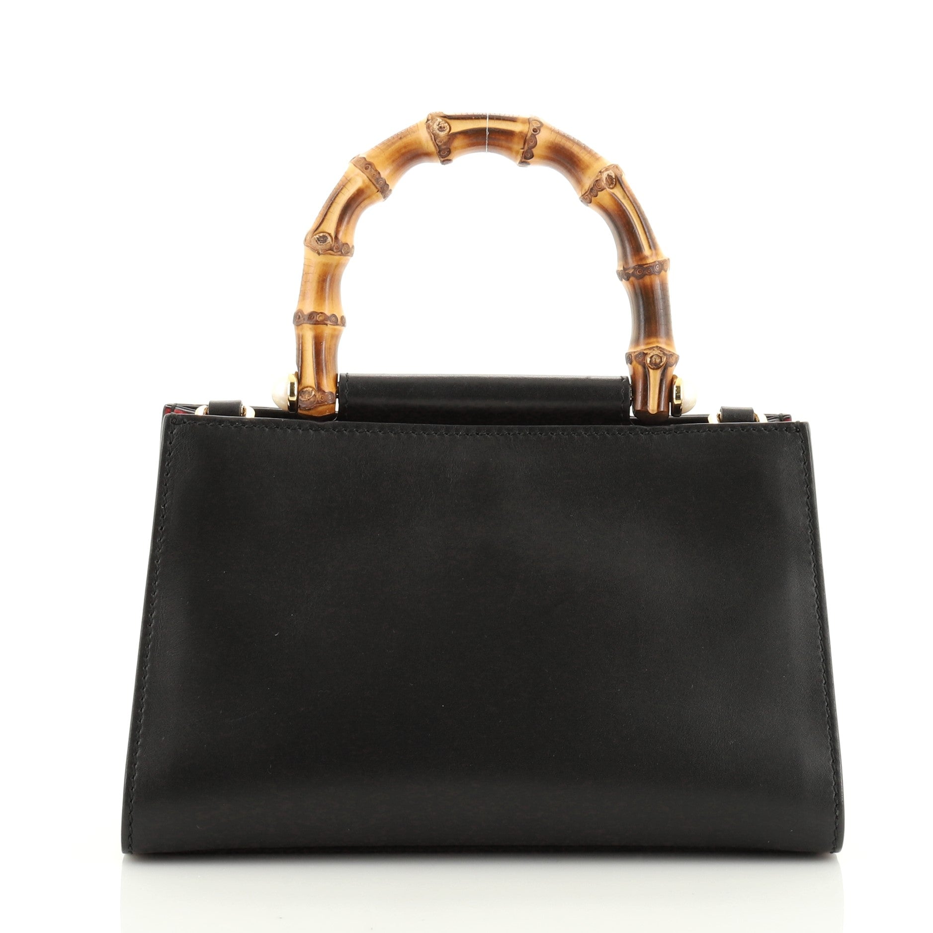 Nymphaea Top Handle Bag Leather Mini