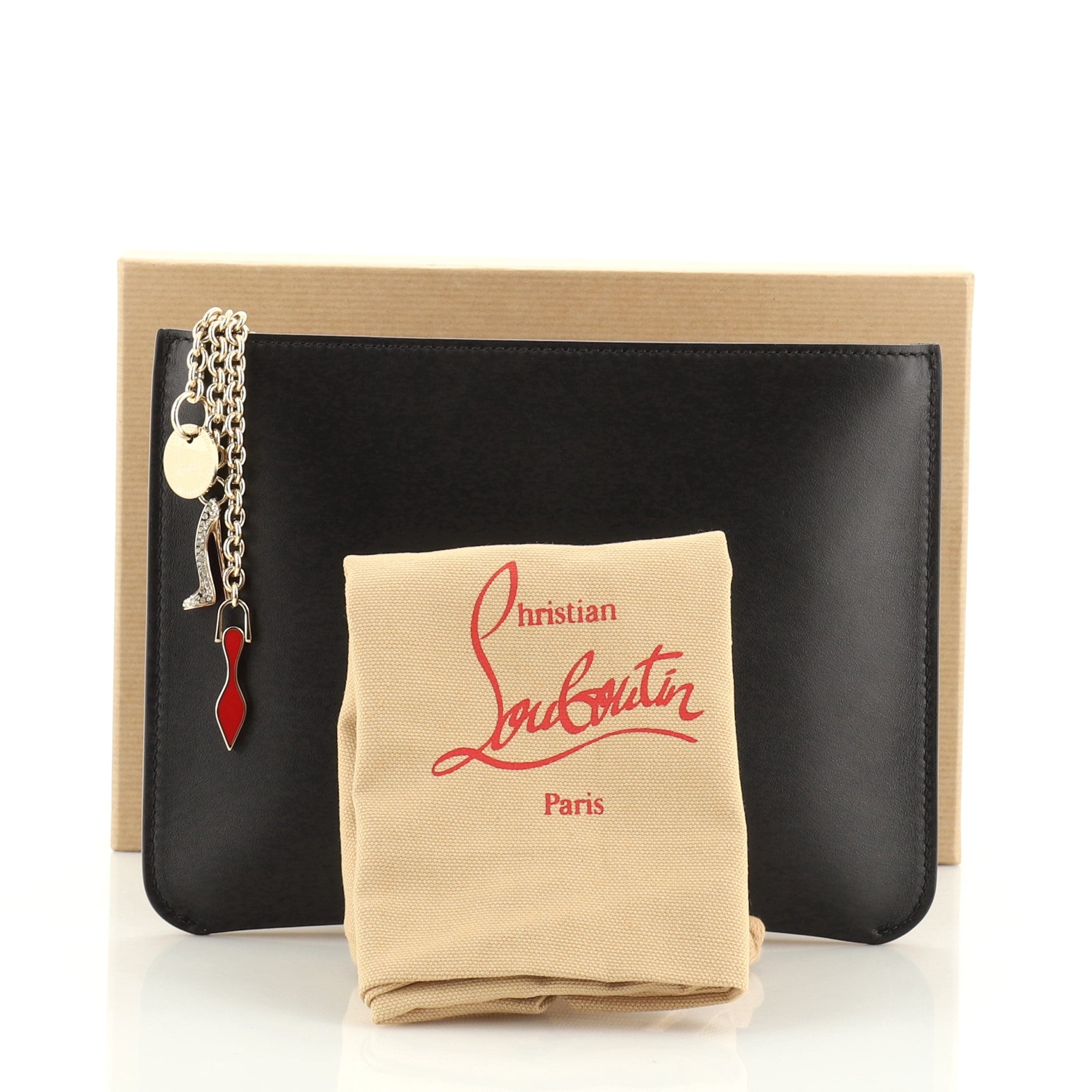 Loubicute Clutch Leather