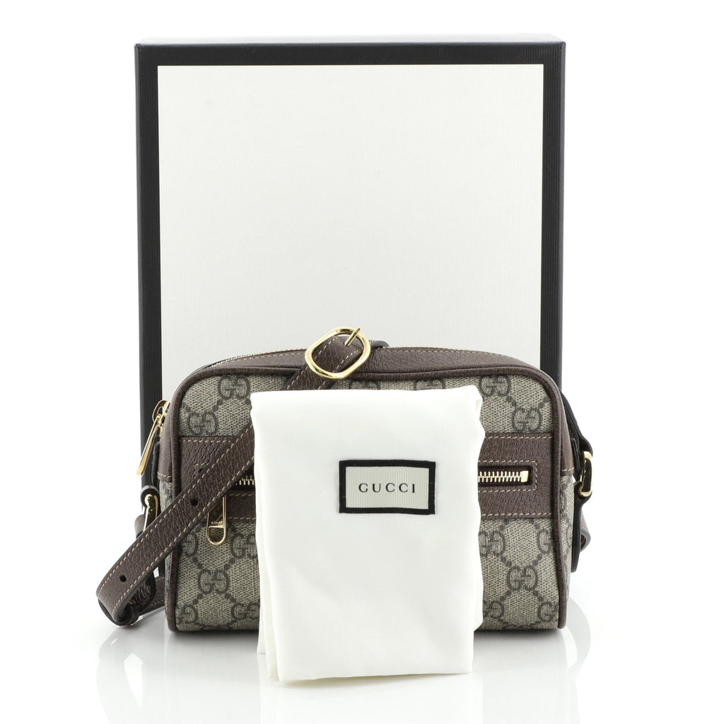 Ophidia Shoulder Bag GG Coated Canvas Mini