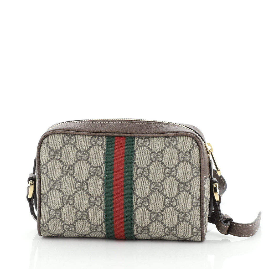 Ophidia Shoulder Bag GG Coated Canvas Mini