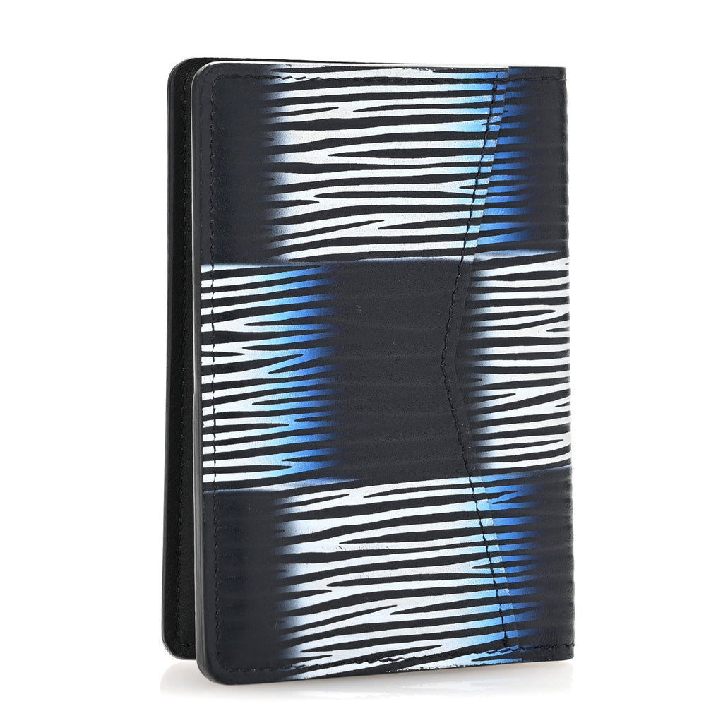Damier Rush Epi XL Pocket Organizer Blue Moon