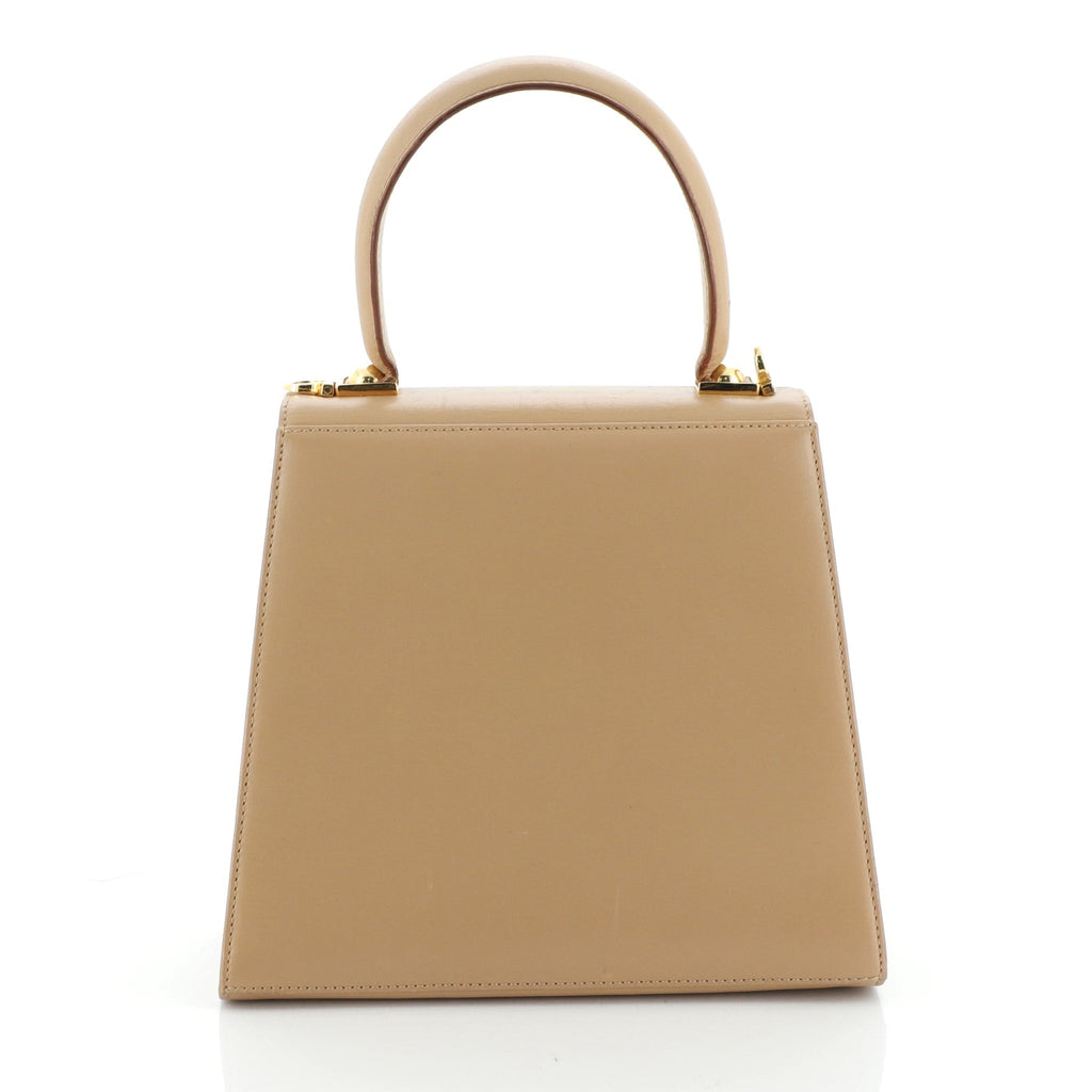Gancini Convertible Top Handle Bag Leather Mini