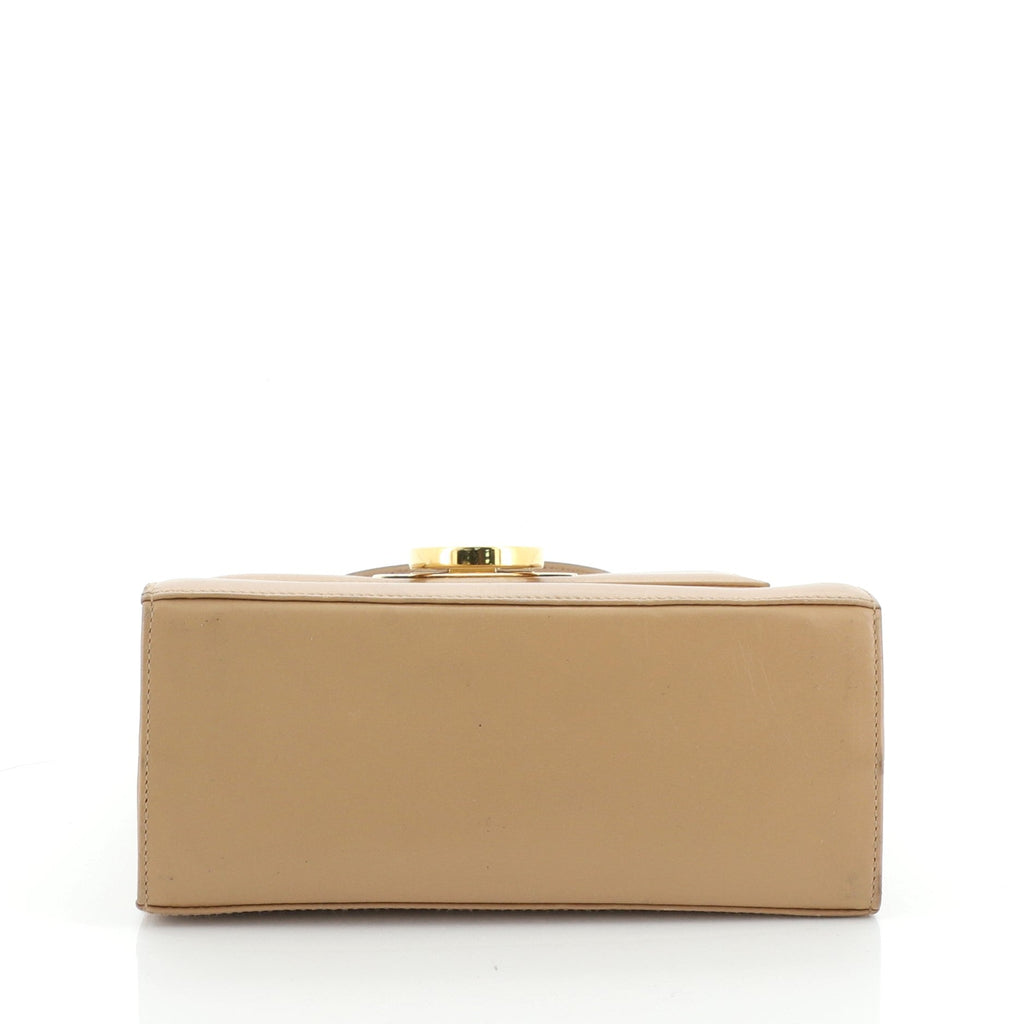 Gancini Convertible Top Handle Bag Leather Mini
