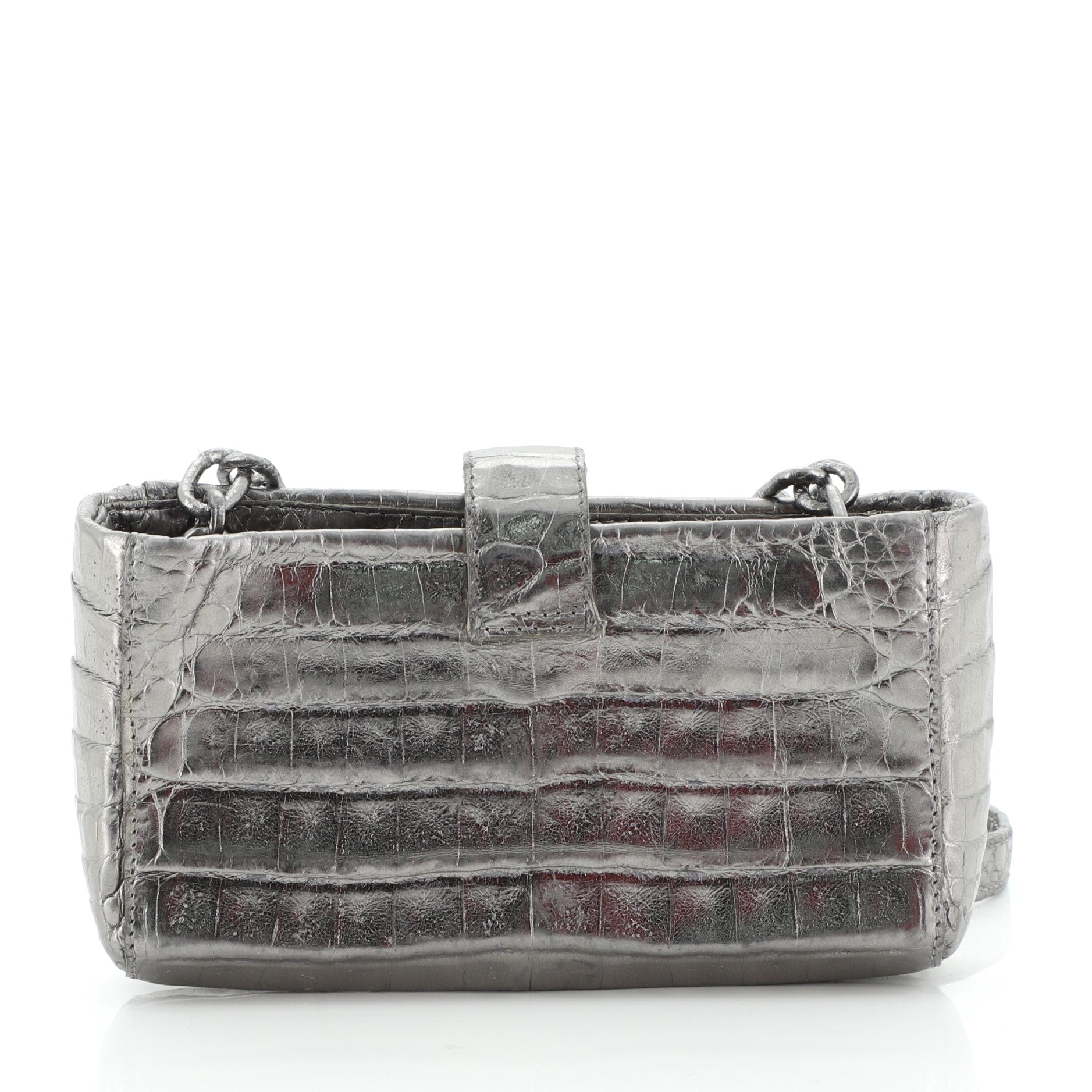 Phone Holder Crossbody Bag Crocodile Mini