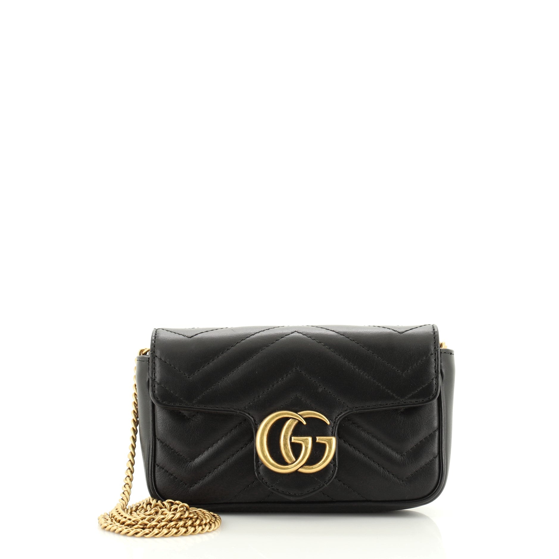 GG Marmont Flap Bag Matelasse Leather Super Mini