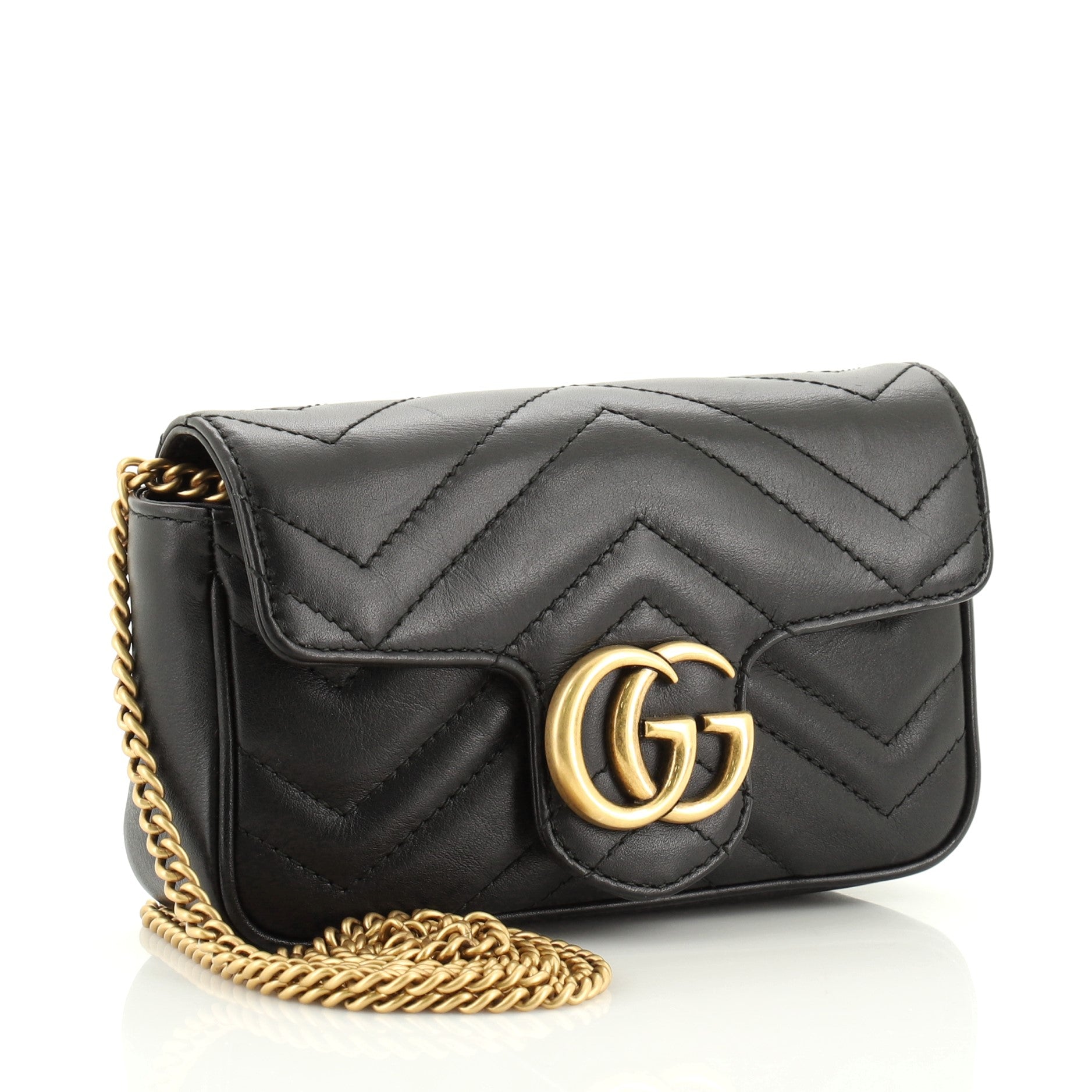 GG Marmont Flap Bag Matelasse Leather Super Mini