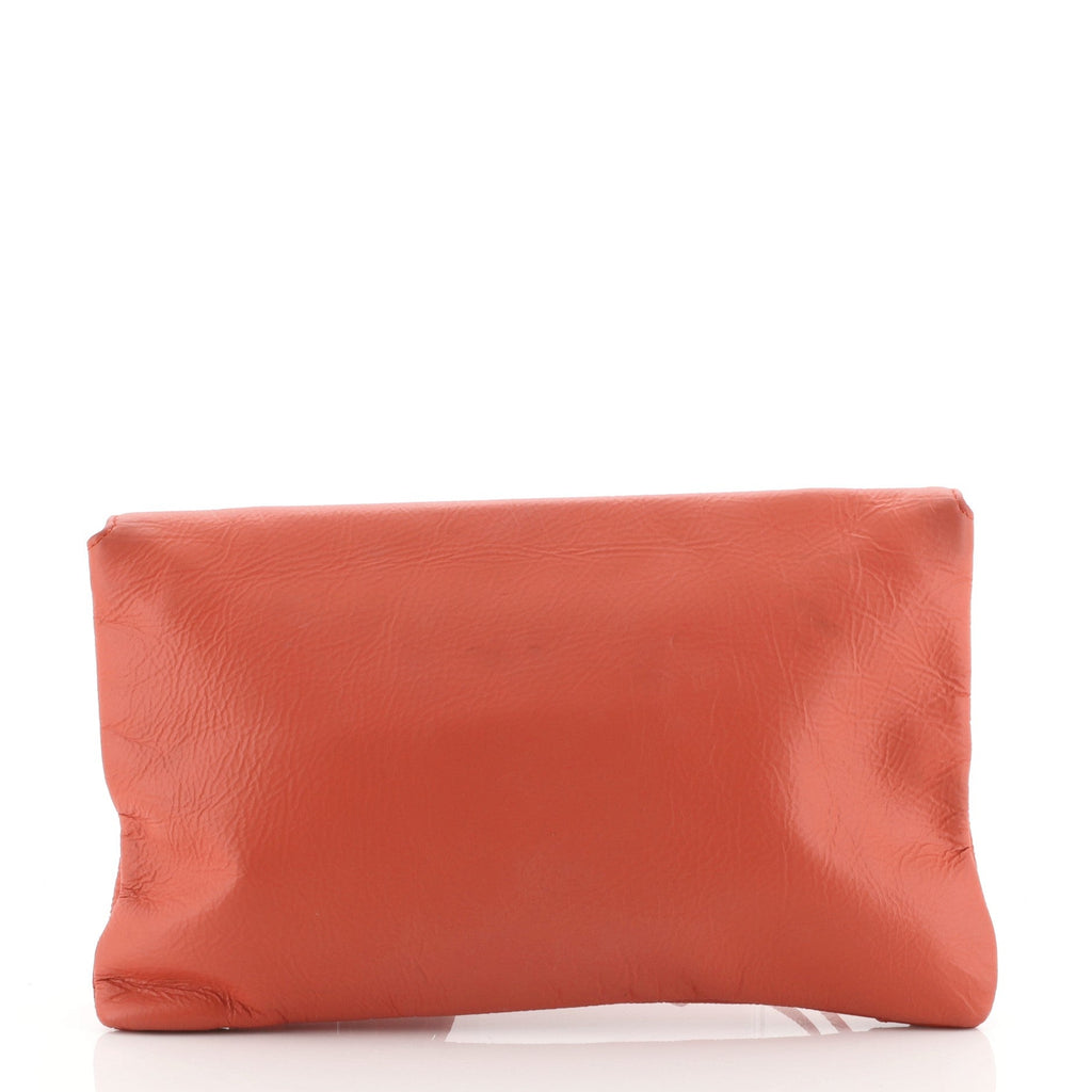 Envelope Clutch Rubber Studs Leather