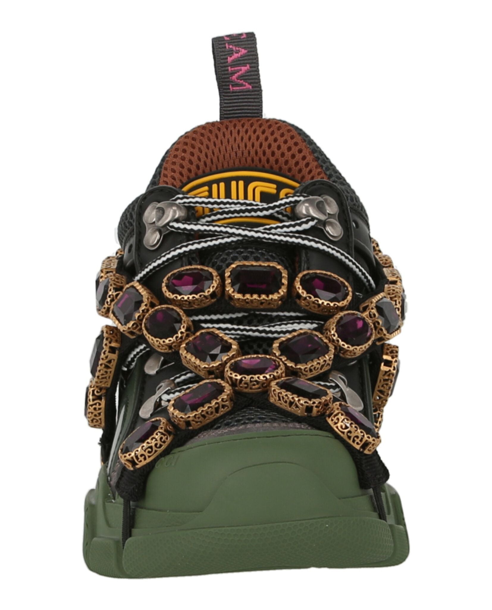 Women's Gucci Flashtrek Chunky Leather Sneakers