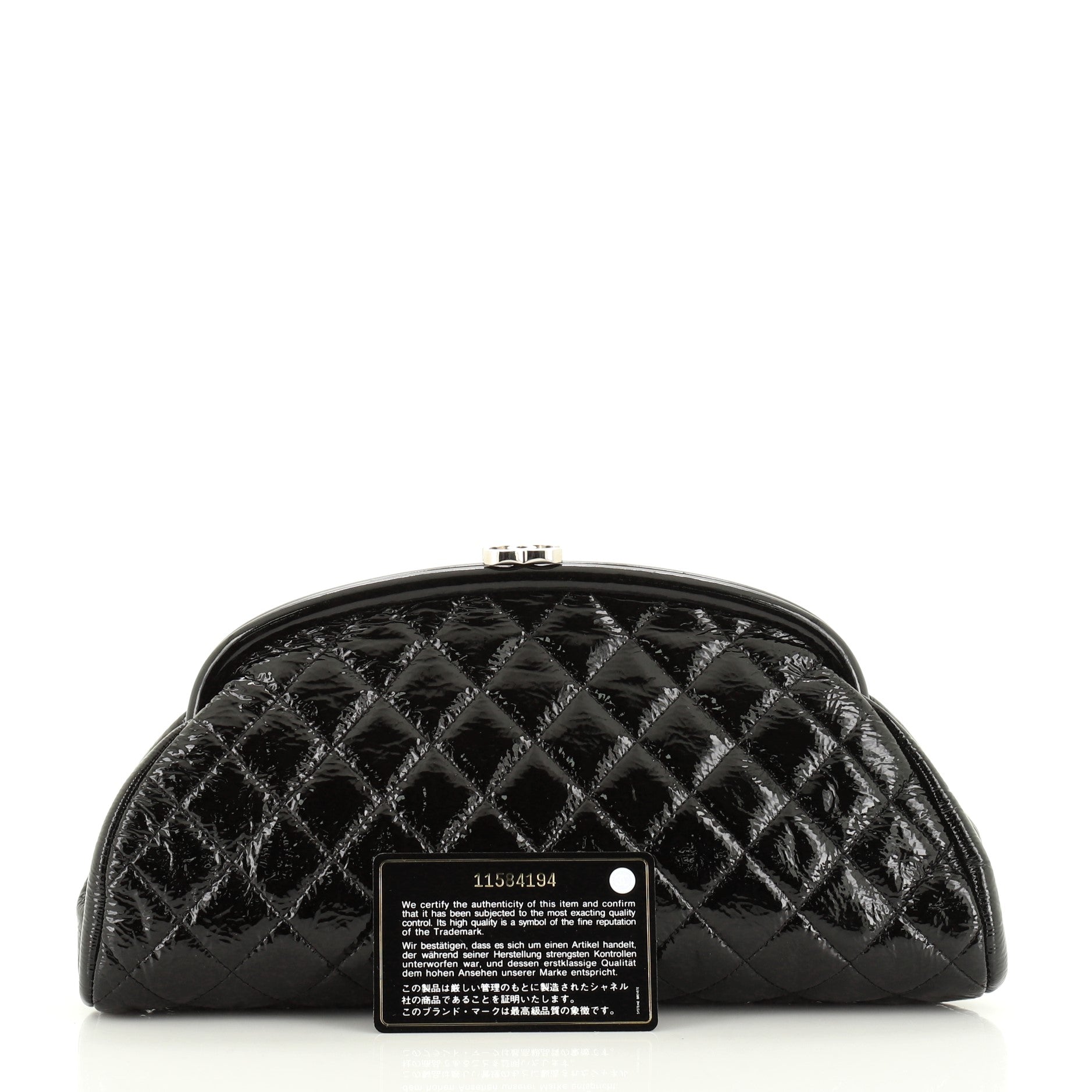 Timeless Clutch Quilted Patent