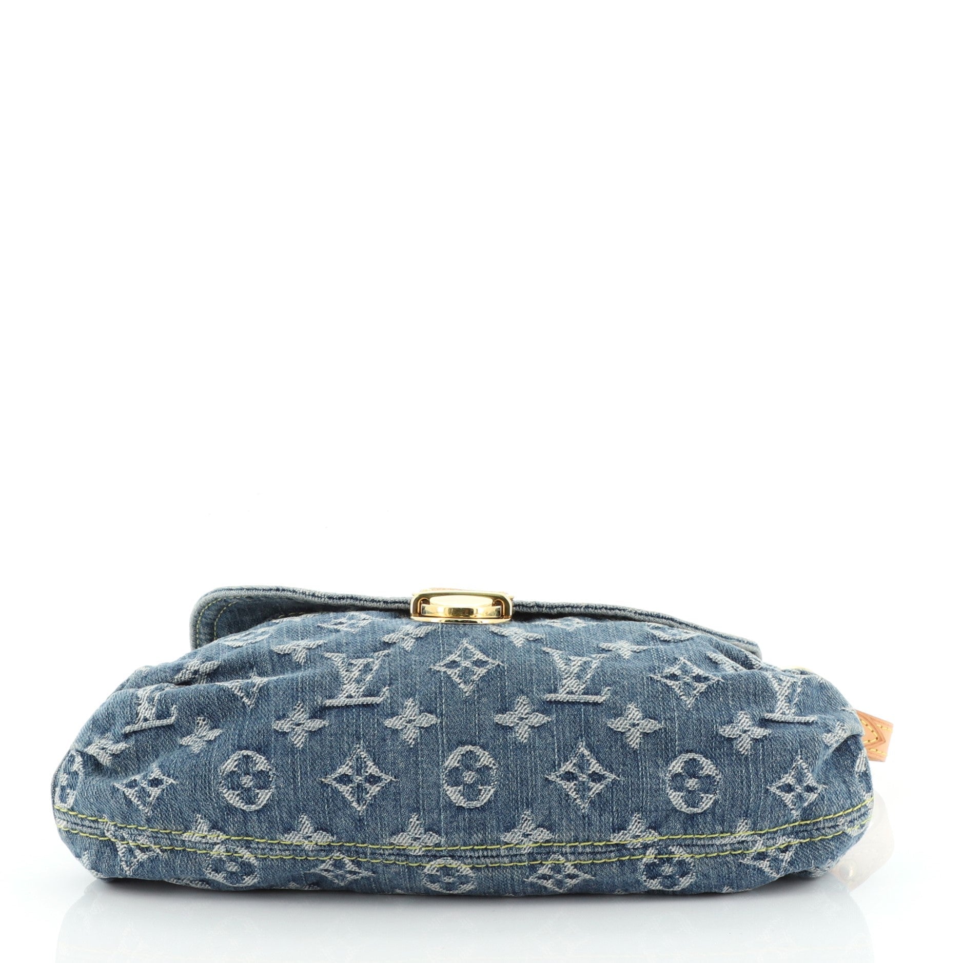 Pleaty Handbag Denim Mini