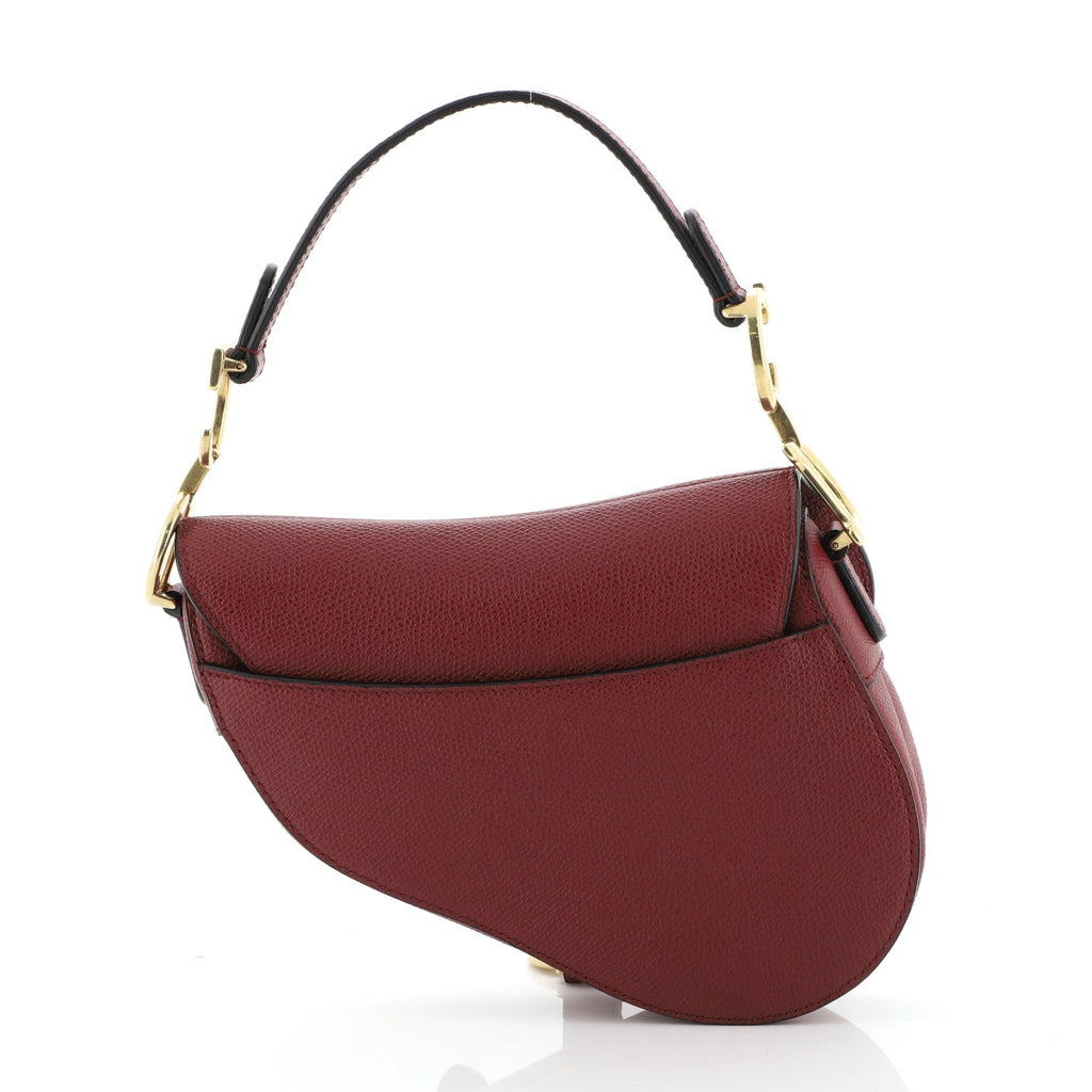 Saddle Handbag Leather Mini