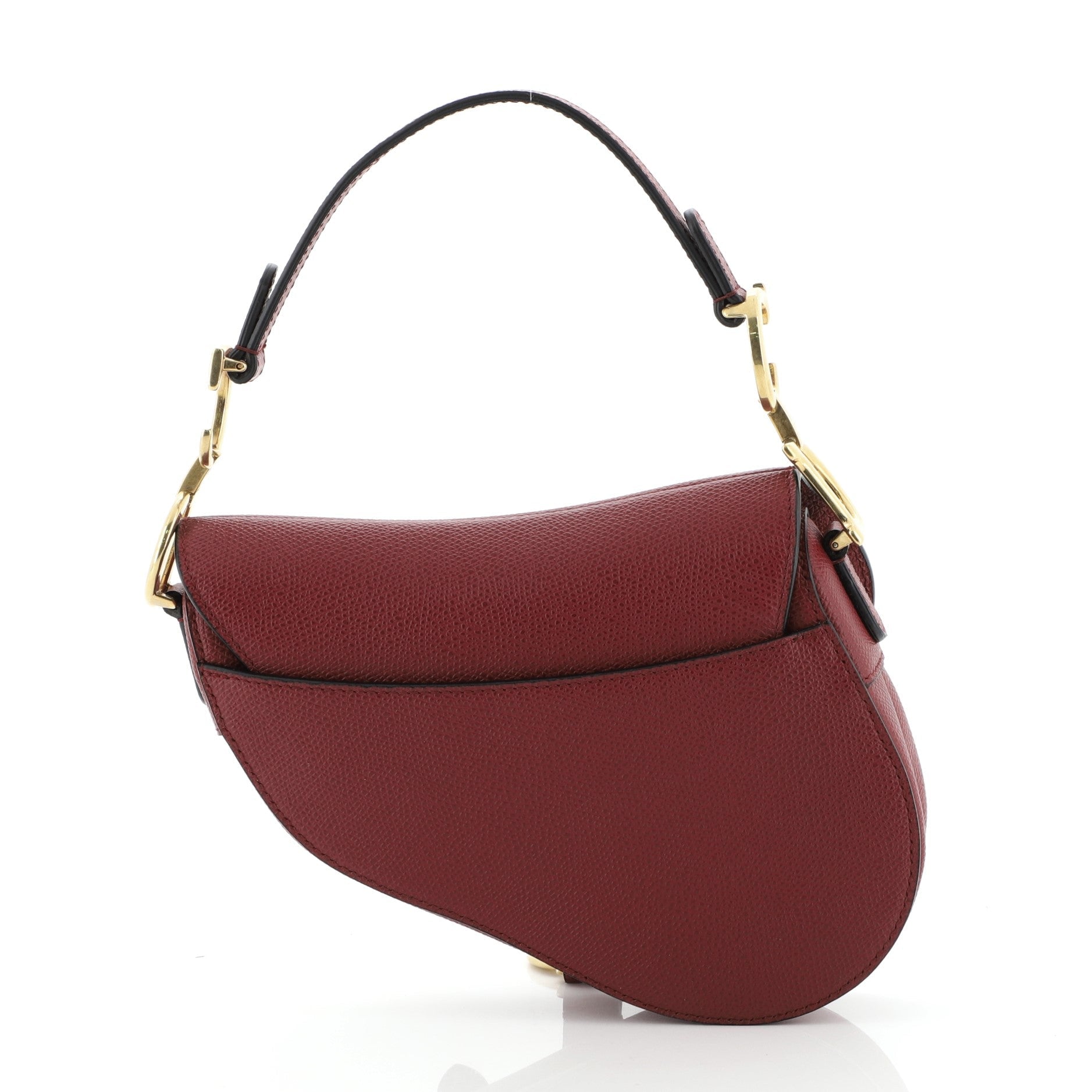 Saddle Handbag Leather Mini