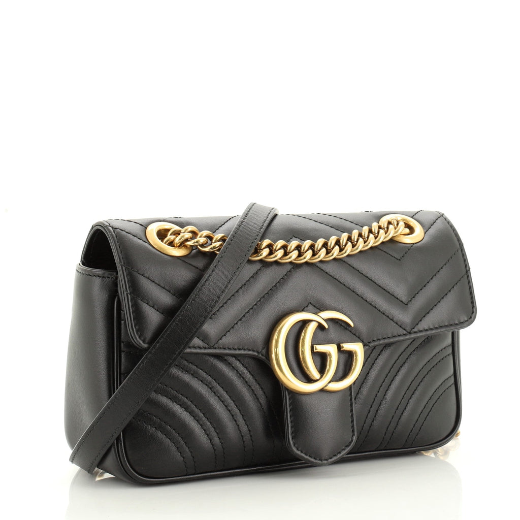 GG Marmont Flap Bag Matelasse Leather Mini