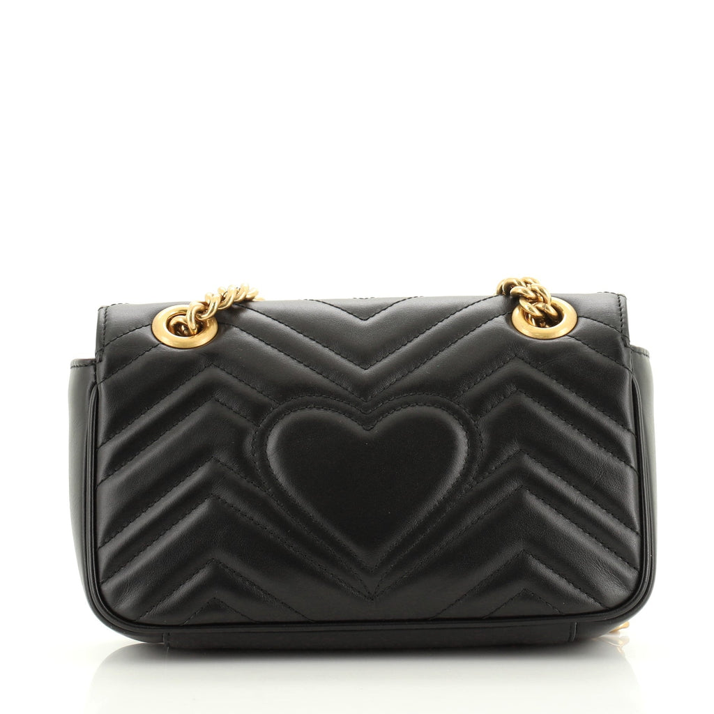 GG Marmont Flap Bag Matelasse Leather Mini