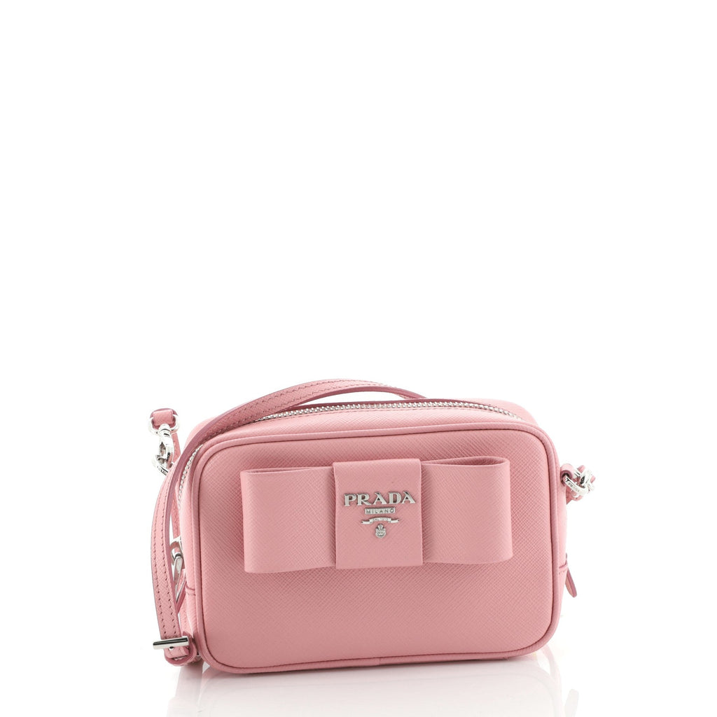 Zip Crossbody Bag Saffiano Leather Mini