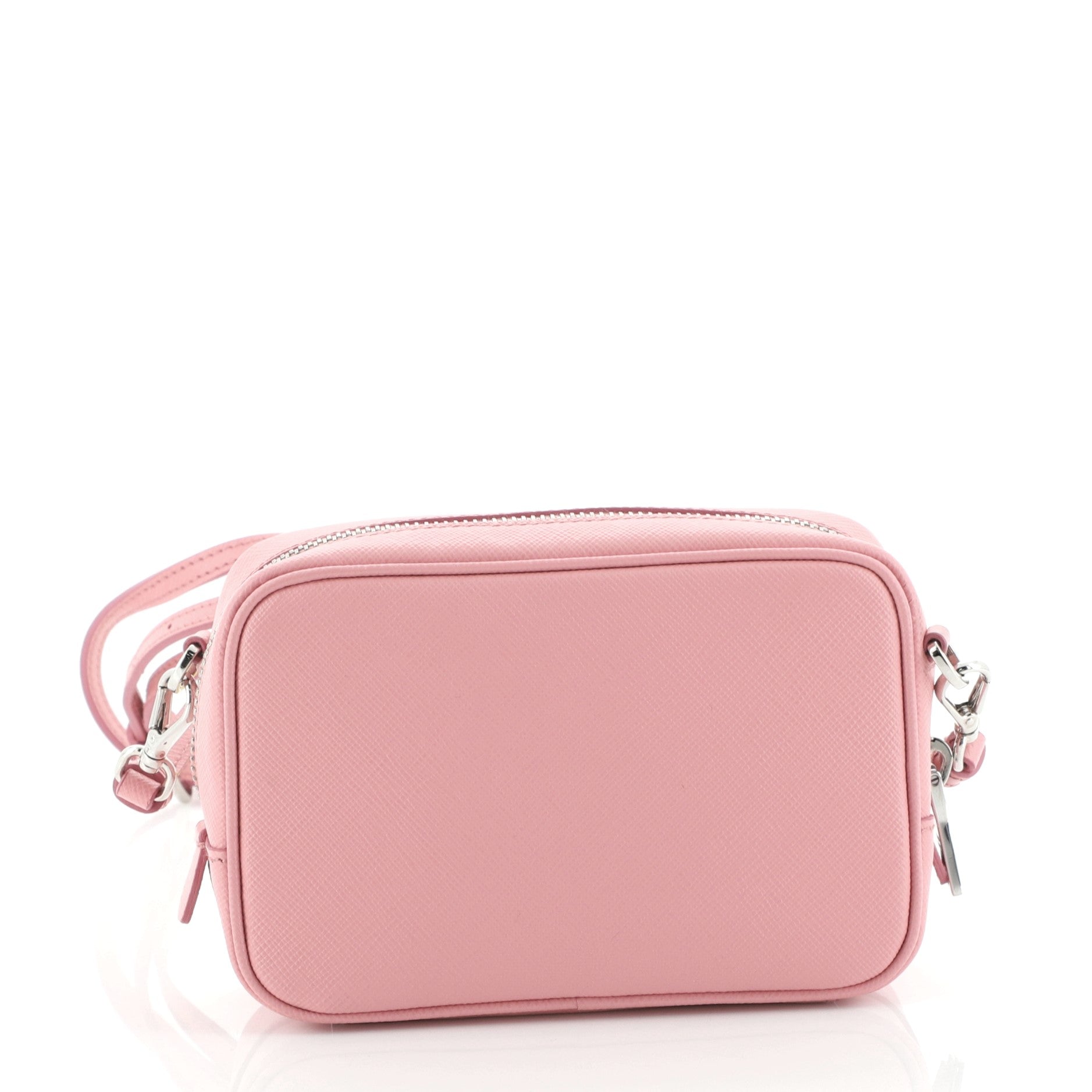 Zip Crossbody Bag Saffiano Leather Mini