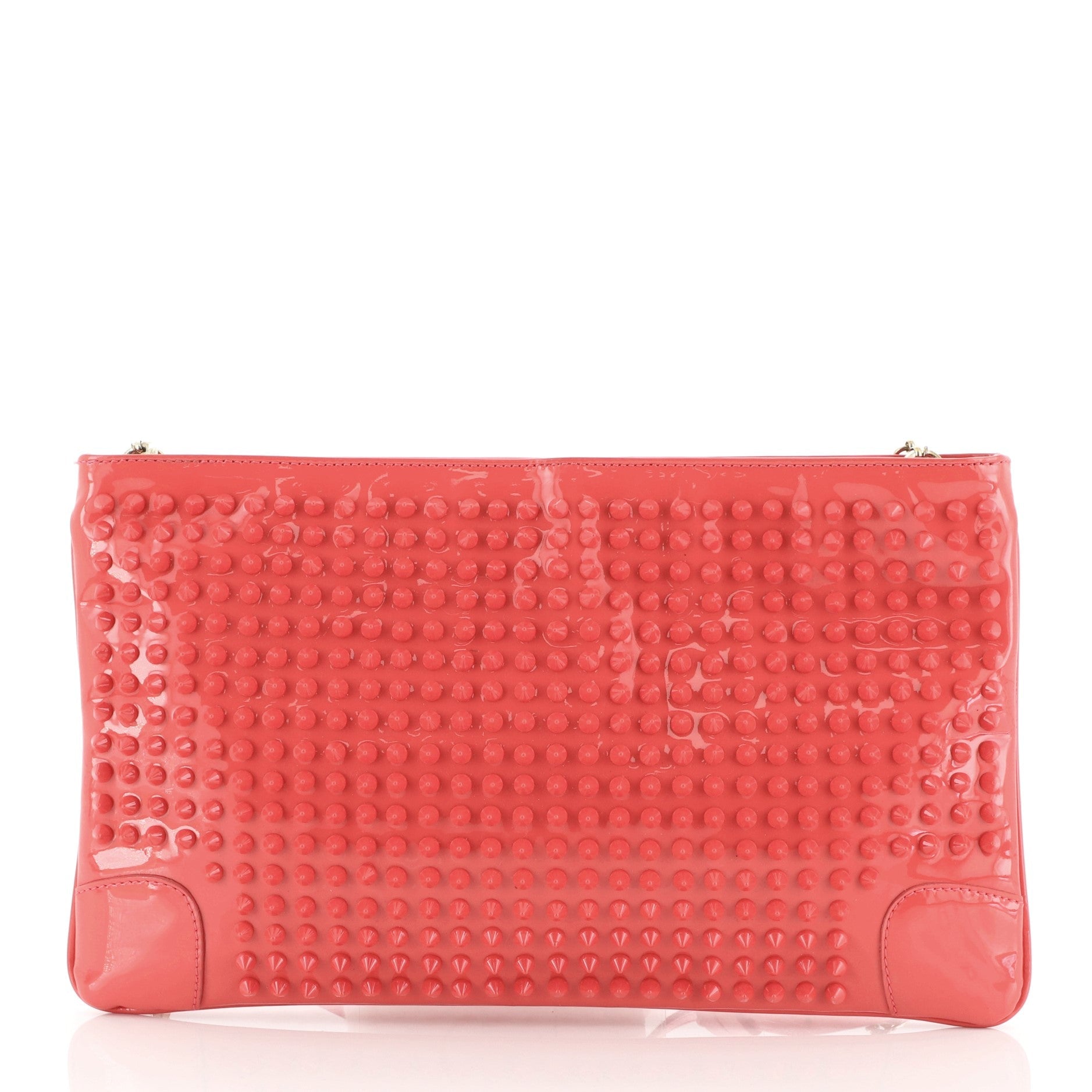 Loubiposh Clutch Spiked Patent