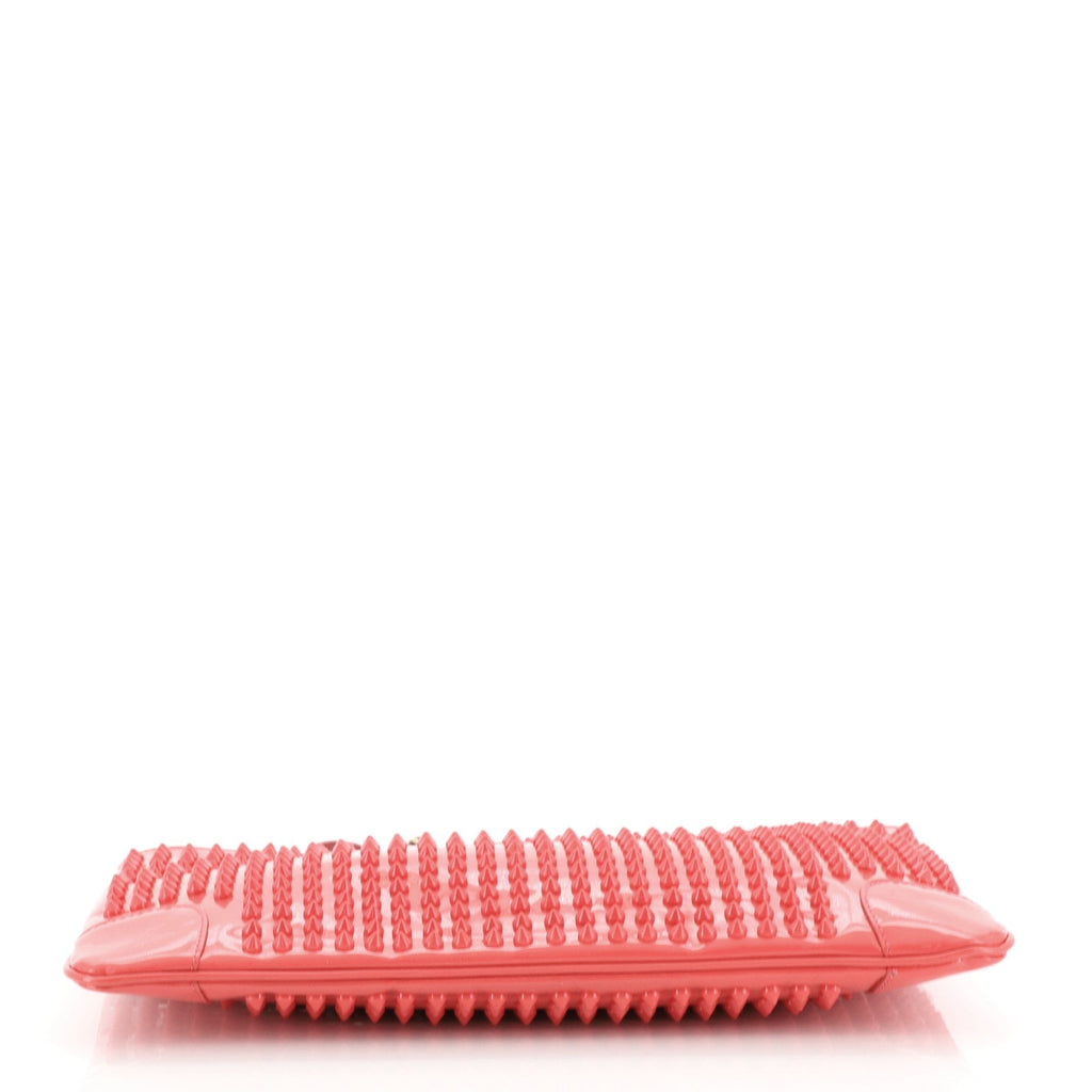 Loubiposh Clutch Spiked Patent