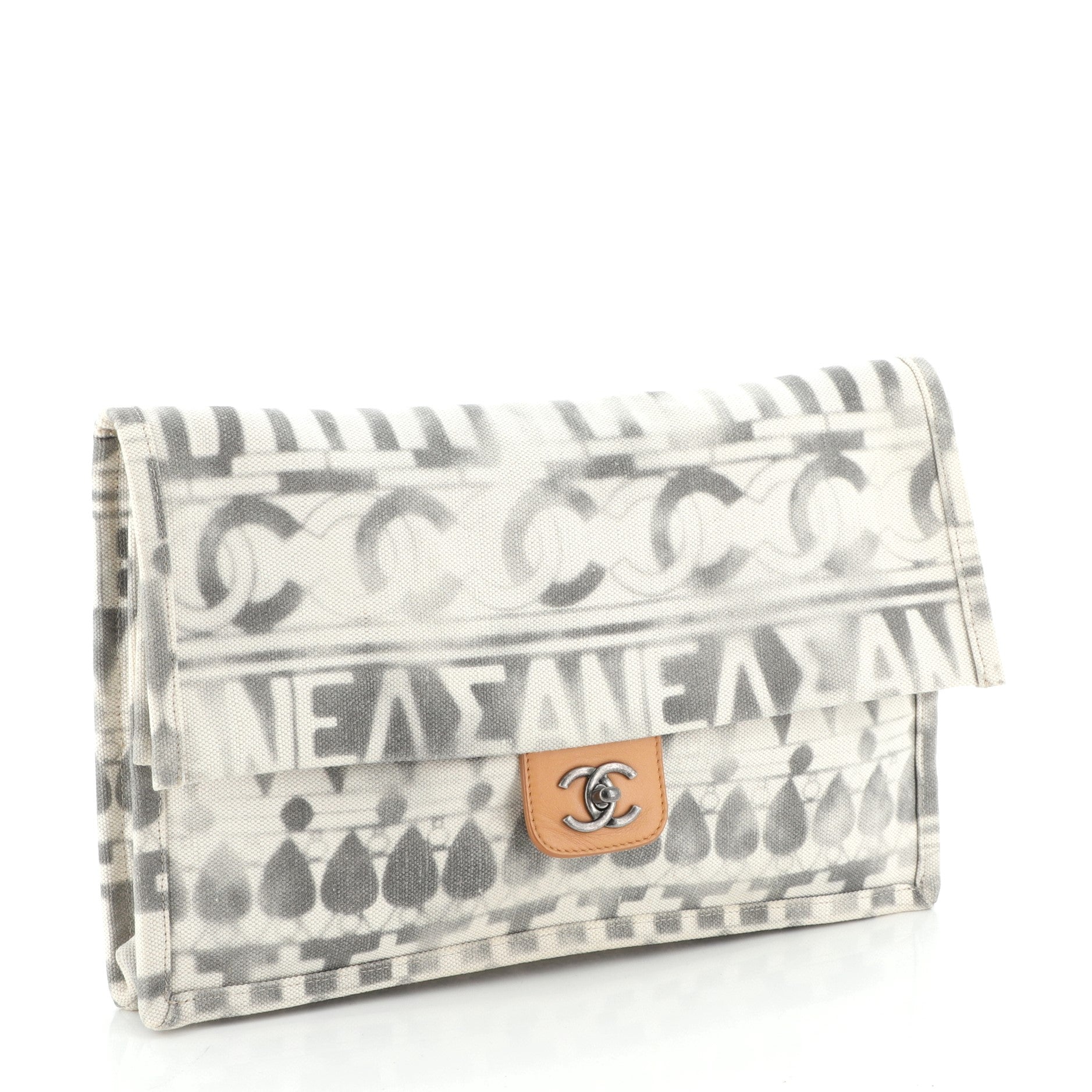 Iliad Clutch Bag Printed Toile