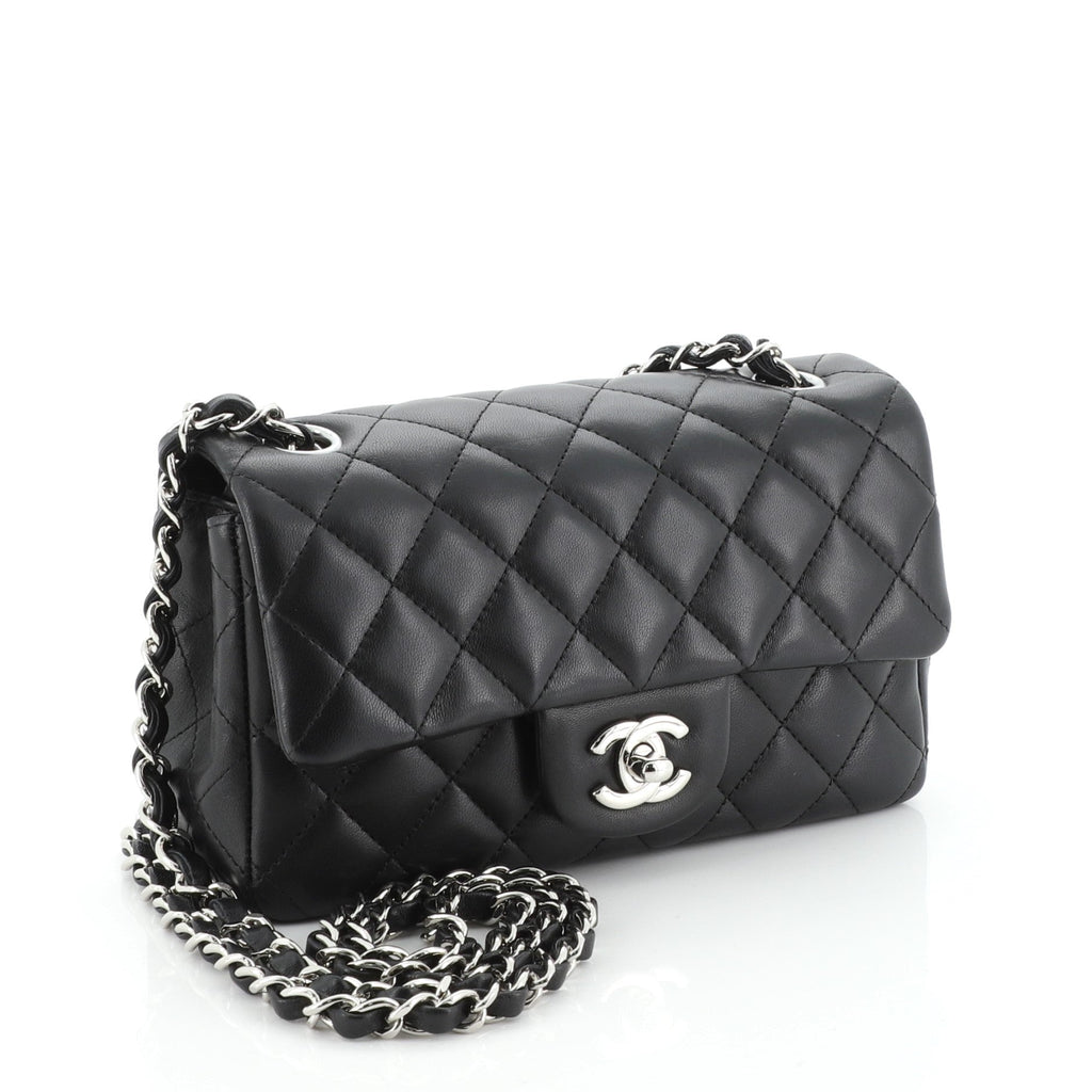 Classic Single Flap Bag Quilted Lambskin Mini
